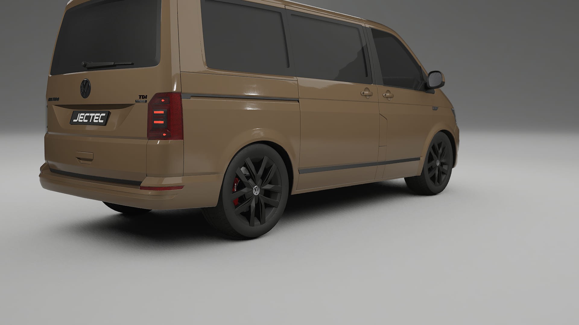 VW Transporter T6 Multivan TPU Lackskyddsfilm | SAHARA Färgskiftande PPF – Komplett Förskuret Kit