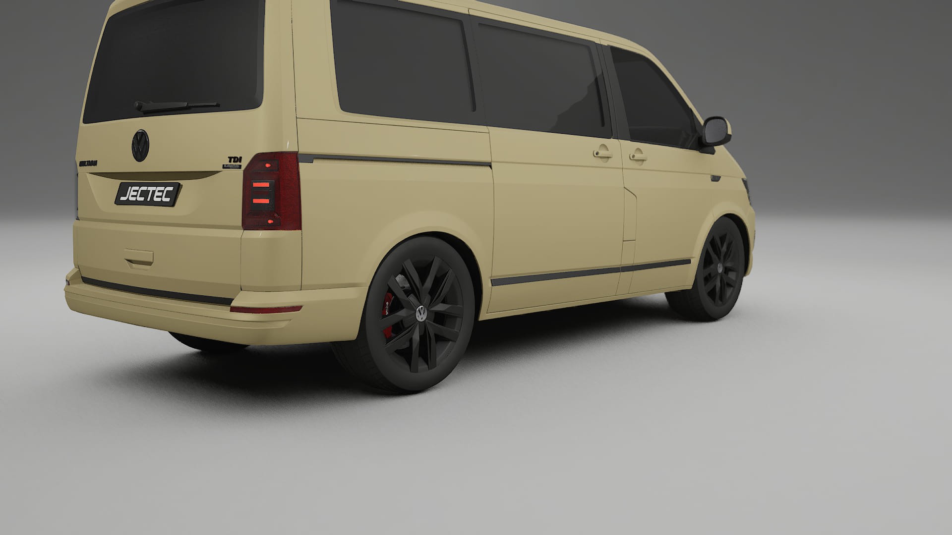 VW Transporter T6 Multivan TPU Lackskyddsfilm | SAND Färgskiftande PPF – Komplett Förskuret Kit