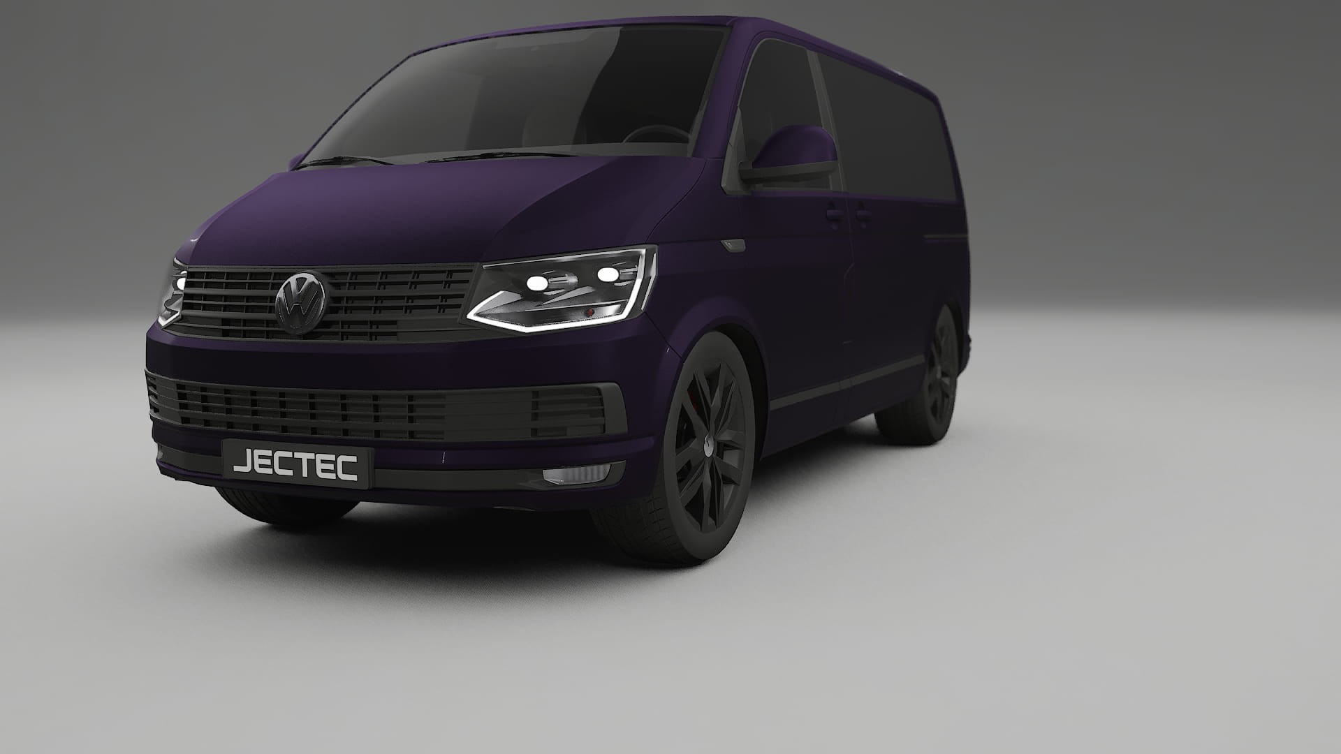 VW Transporter T6 Multivan TPU Lackskyddsfilm | VIOLET Färgskiftande PPF – Komplett Förskuret Kit