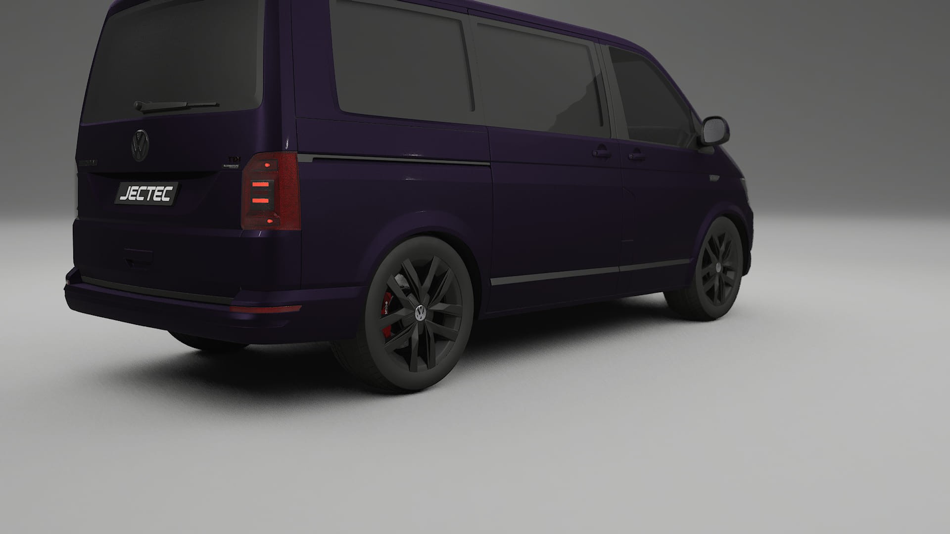 VW Transporter T6 Multivan TPU Lackskyddsfilm | VIOLET Färgskiftande PPF – Komplett Förskuret Kit