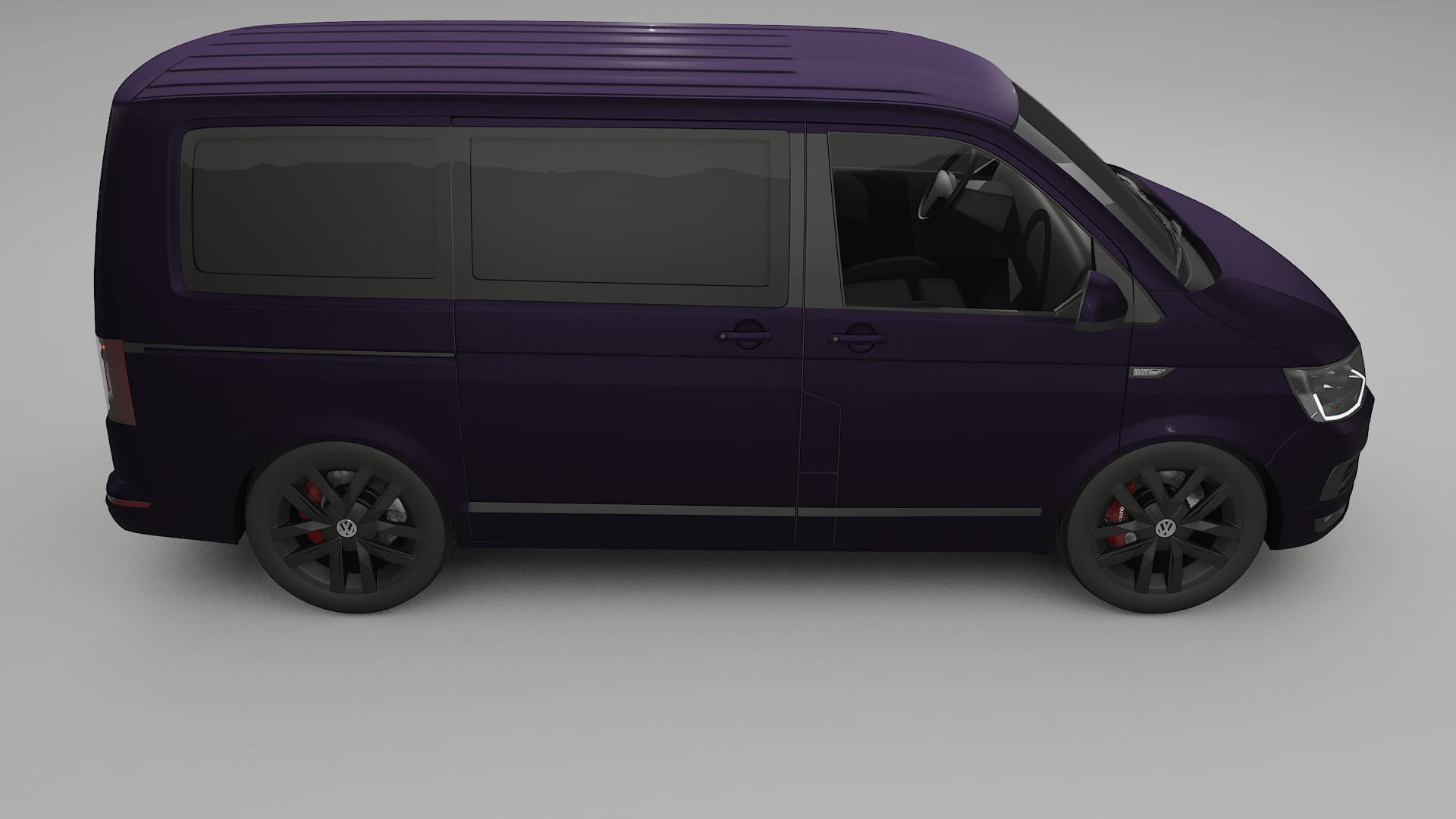VW Transporter T6 Multivan TPU Lackskyddsfilm | VIOLET Färgskiftande PPF – Komplett Förskuret Kit