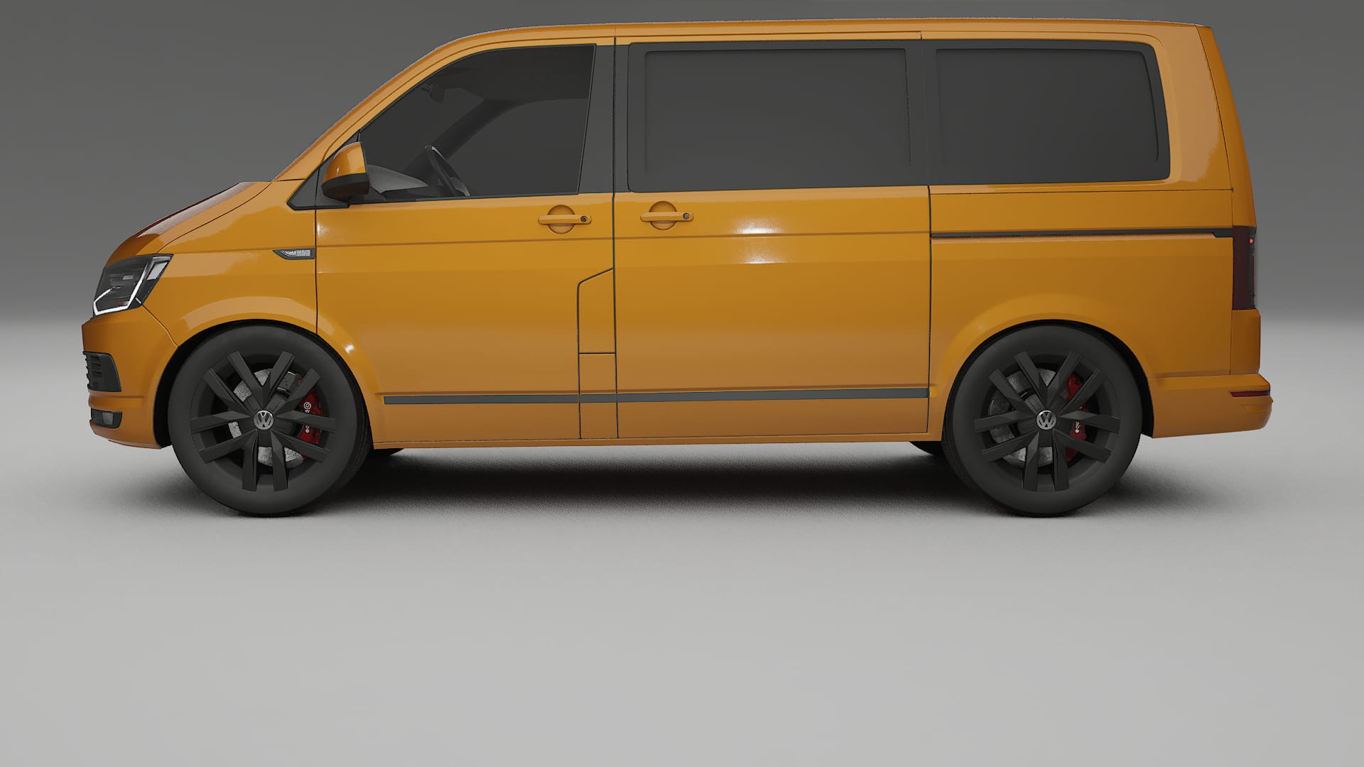 VW Transporter T6 Multivan TPU Lackskyddsfilm | DAISY Färgskiftande PPF – Komplett Förskuret Kit