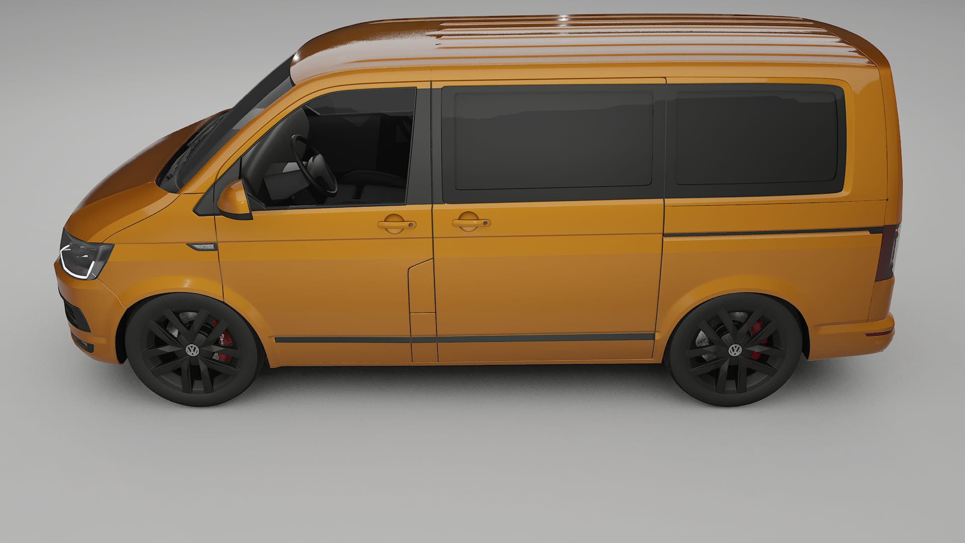 VW Transporter T6 Multivan TPU Lackskyddsfilm | DAISY Färgskiftande PPF – Komplett Förskuret Kit