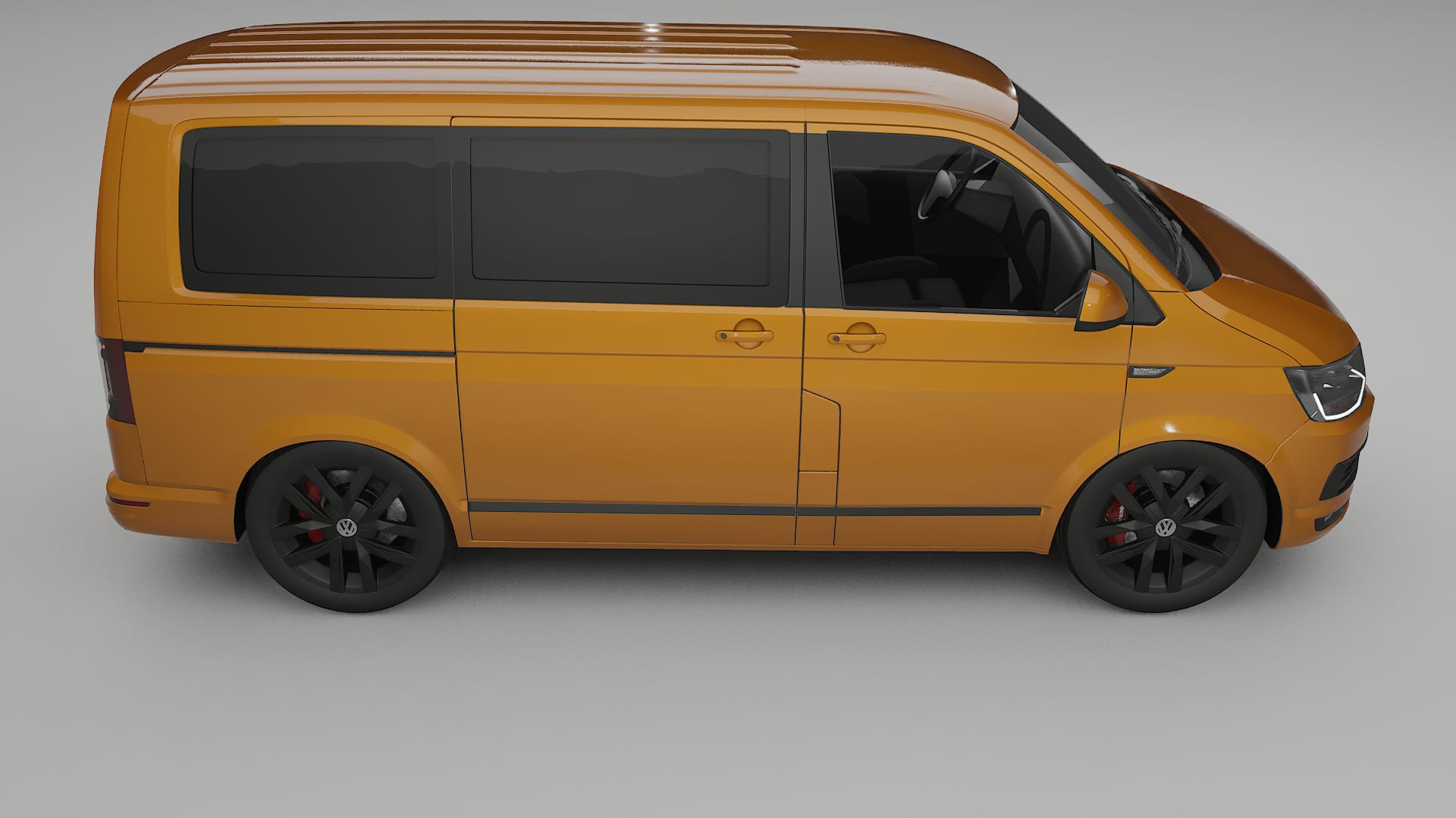 VW Transporter T6 Multivan TPU Lackskyddsfilm | DAISY Färgskiftande PPF – Komplett Förskuret Kit