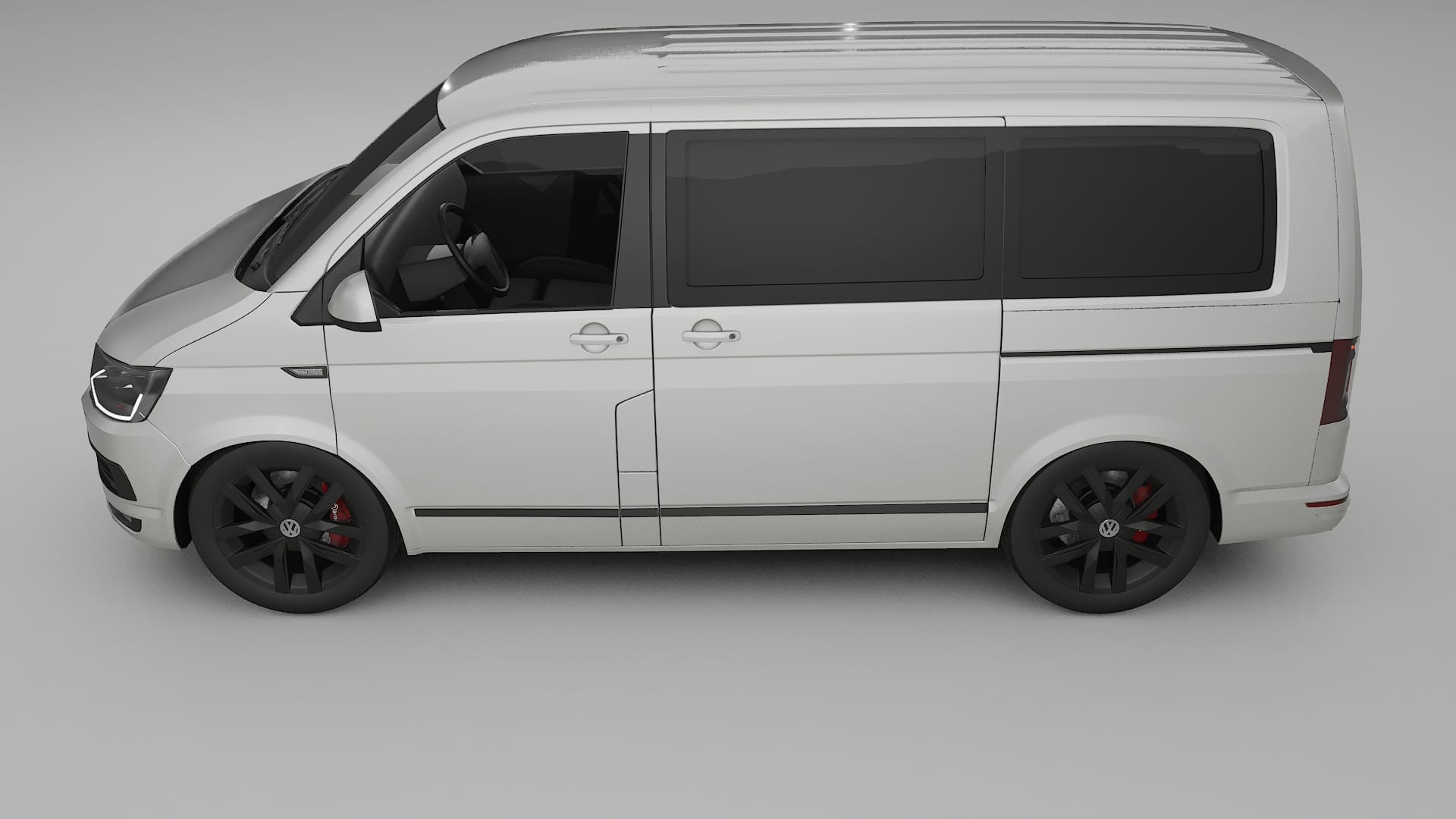 VW Transporter T6 Multivan TPU Lackskyddsfilm | PEARL Färgskiftande PPF – Komplett Förskuret Kit