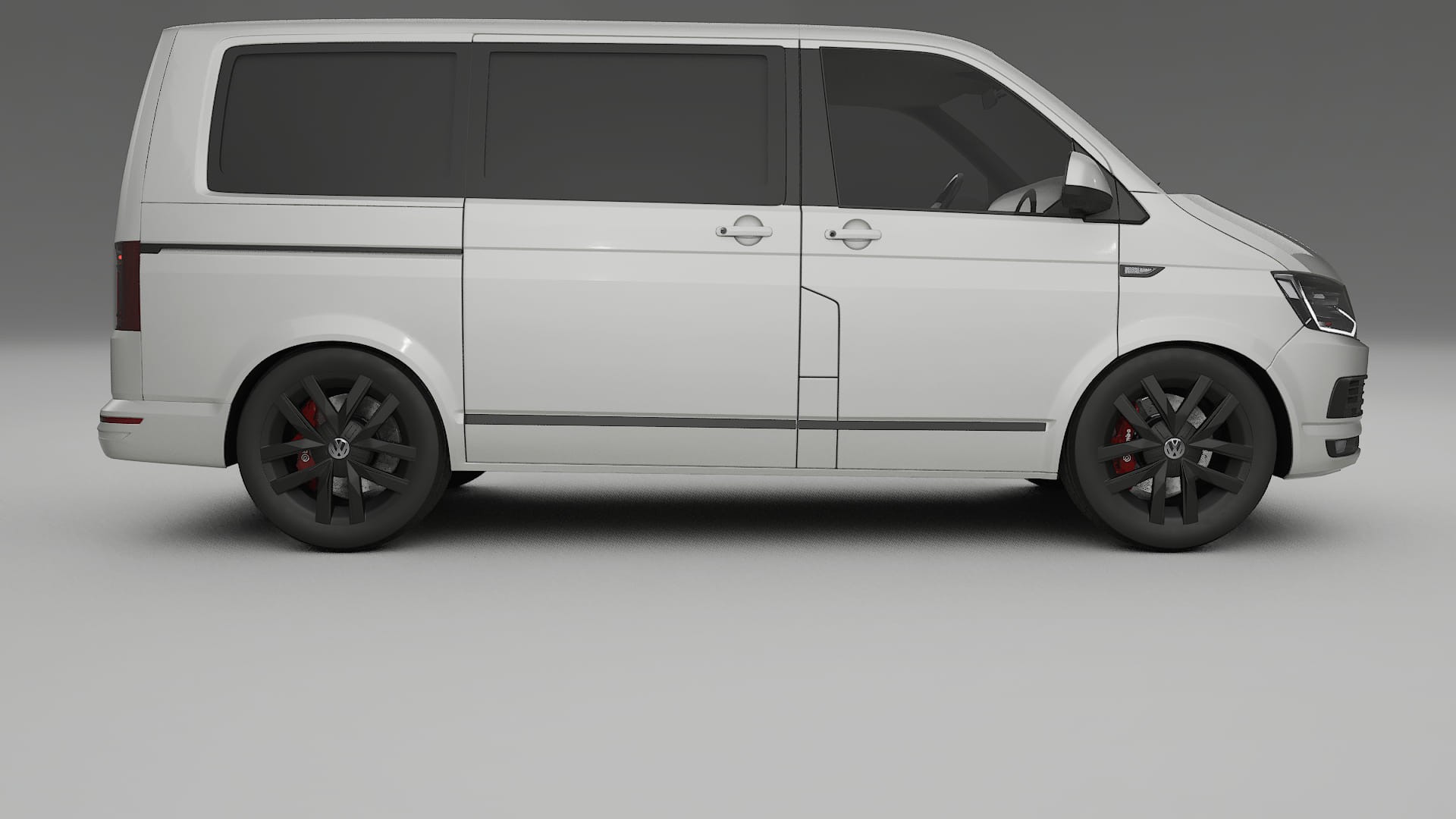 VW Transporter T6 Multivan TPU Lackskyddsfilm | PEARL Färgskiftande PPF – Komplett Förskuret Kit
