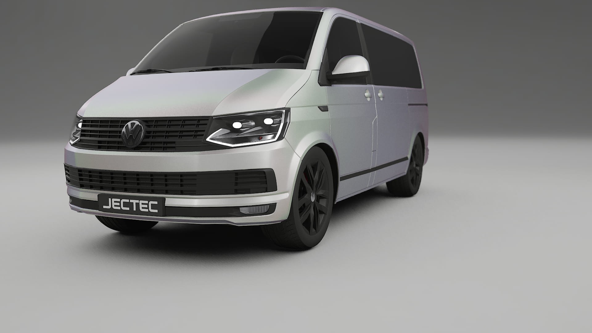 VW Transporter T6 Multivan TPU Lackskyddsfilm | NEBULA Färgskiftande PPF – Komplett Förskuret Kit