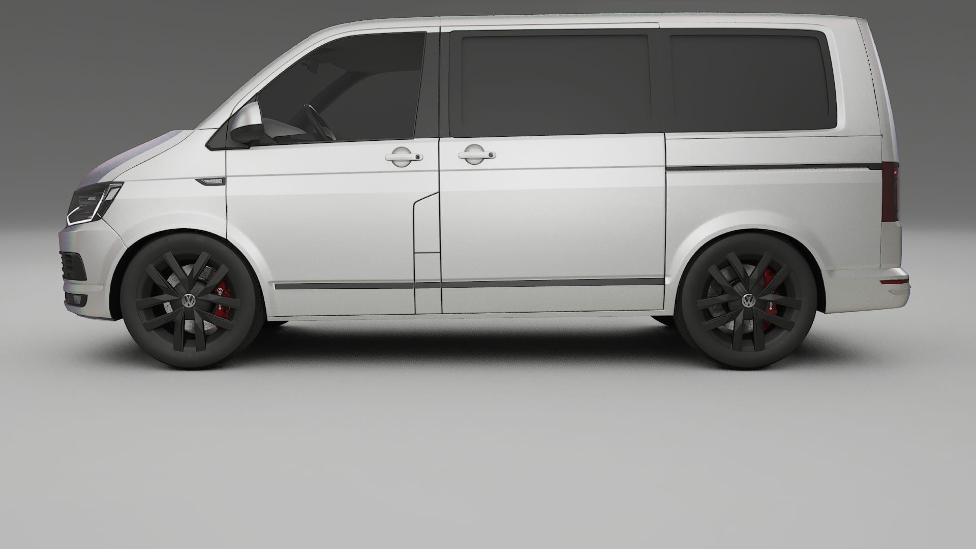 VW Transporter T6 Multivan TPU Lackskyddsfilm | NEBULA Färgskiftande PPF – Komplett Förskuret Kit