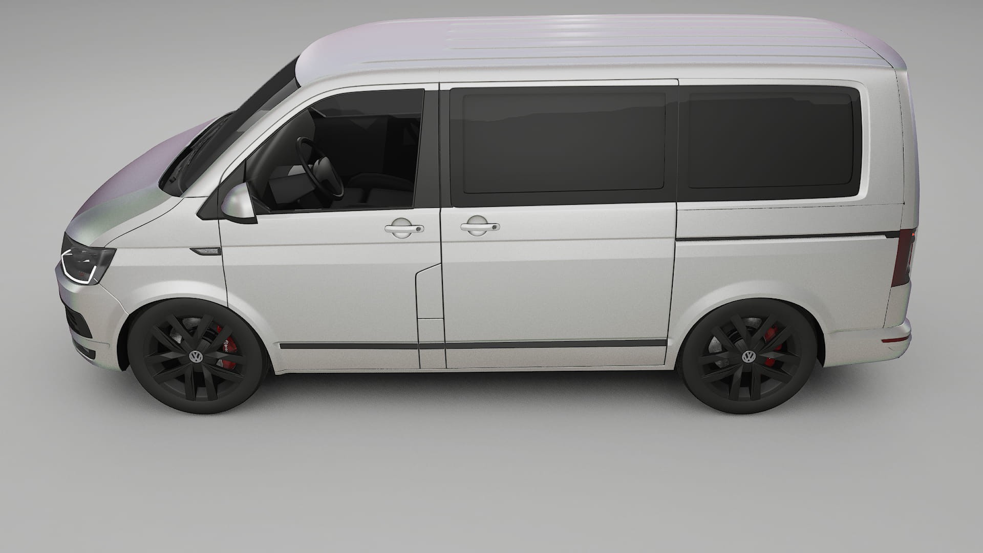 VW Transporter T6 Multivan TPU Lackskyddsfilm | NEBULA Färgskiftande PPF – Komplett Förskuret Kit