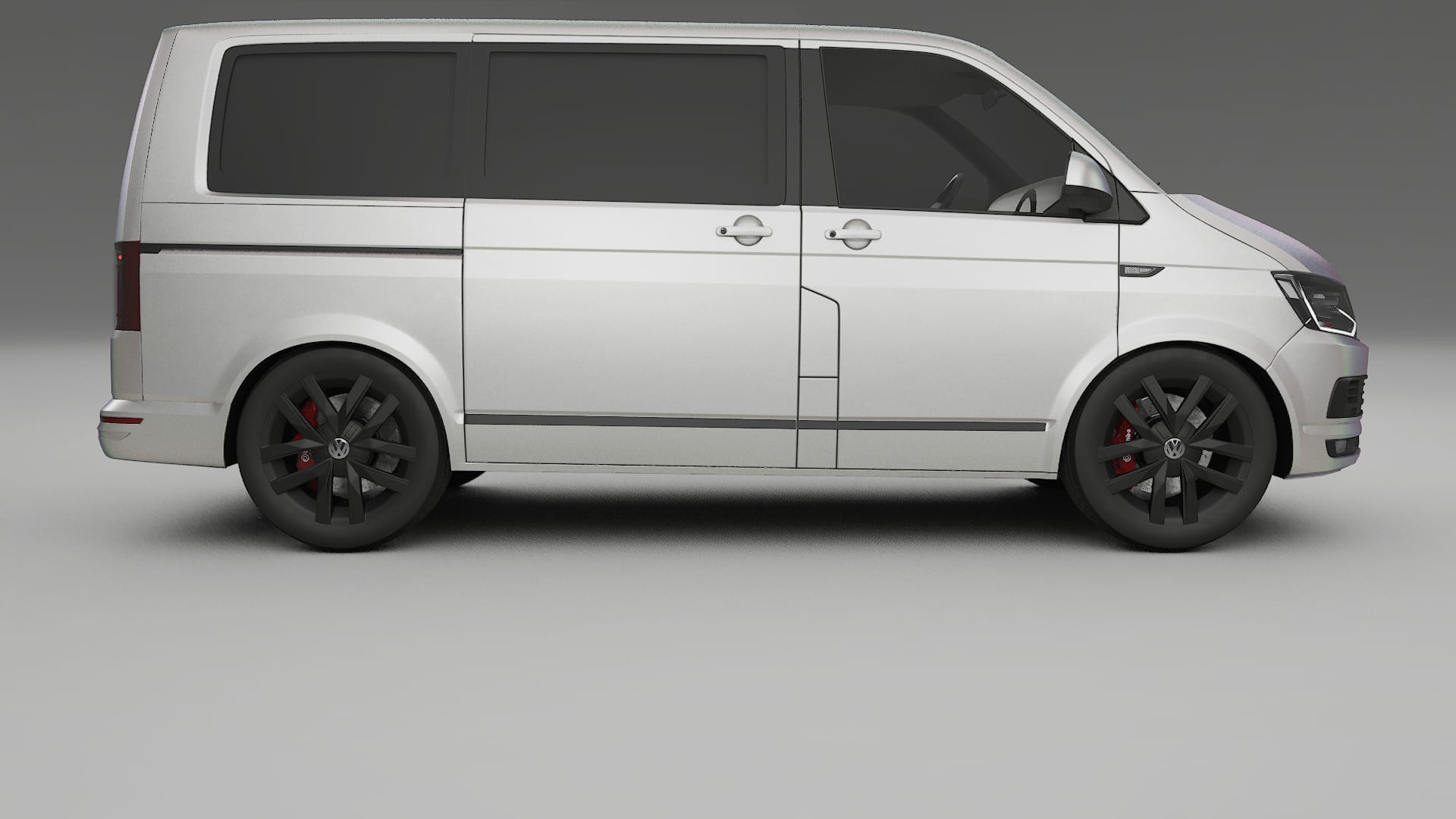 VW Transporter T6 Multivan TPU Lackskyddsfilm | NEBULA Färgskiftande PPF – Komplett Förskuret Kit