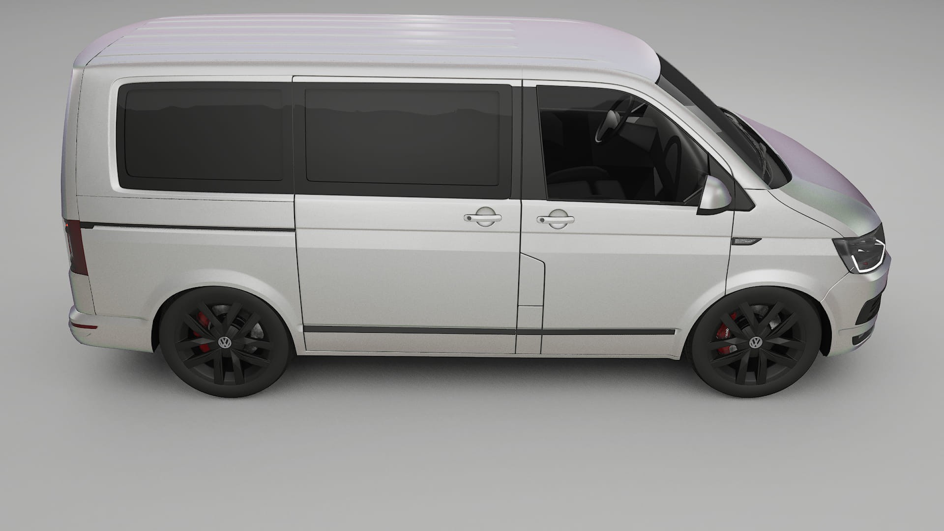 VW Transporter T6 Multivan TPU Lackskyddsfilm | NEBULA Färgskiftande PPF – Komplett Förskuret Kit