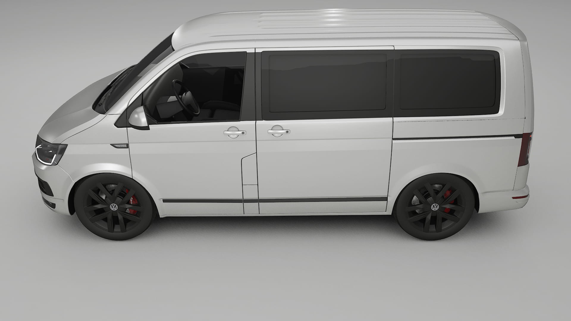 VW Transporter T6 Multivan TPU Lackskyddsfilm | OPAL Färgskiftande PPF – Komplett Förskuret Kit