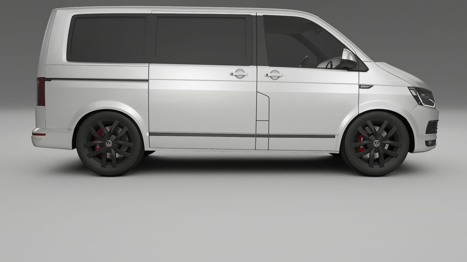 VW Transporter T6 Multivan TPU Lackskyddsfilm | OPAL Färgskiftande PPF – Komplett Förskuret Kit