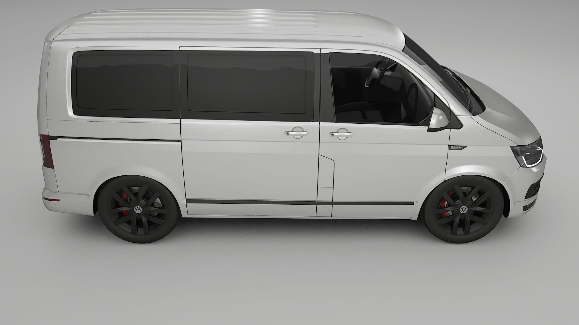 VW Transporter T6 Multivan TPU Lackskyddsfilm | OPAL Färgskiftande PPF – Komplett Förskuret Kit