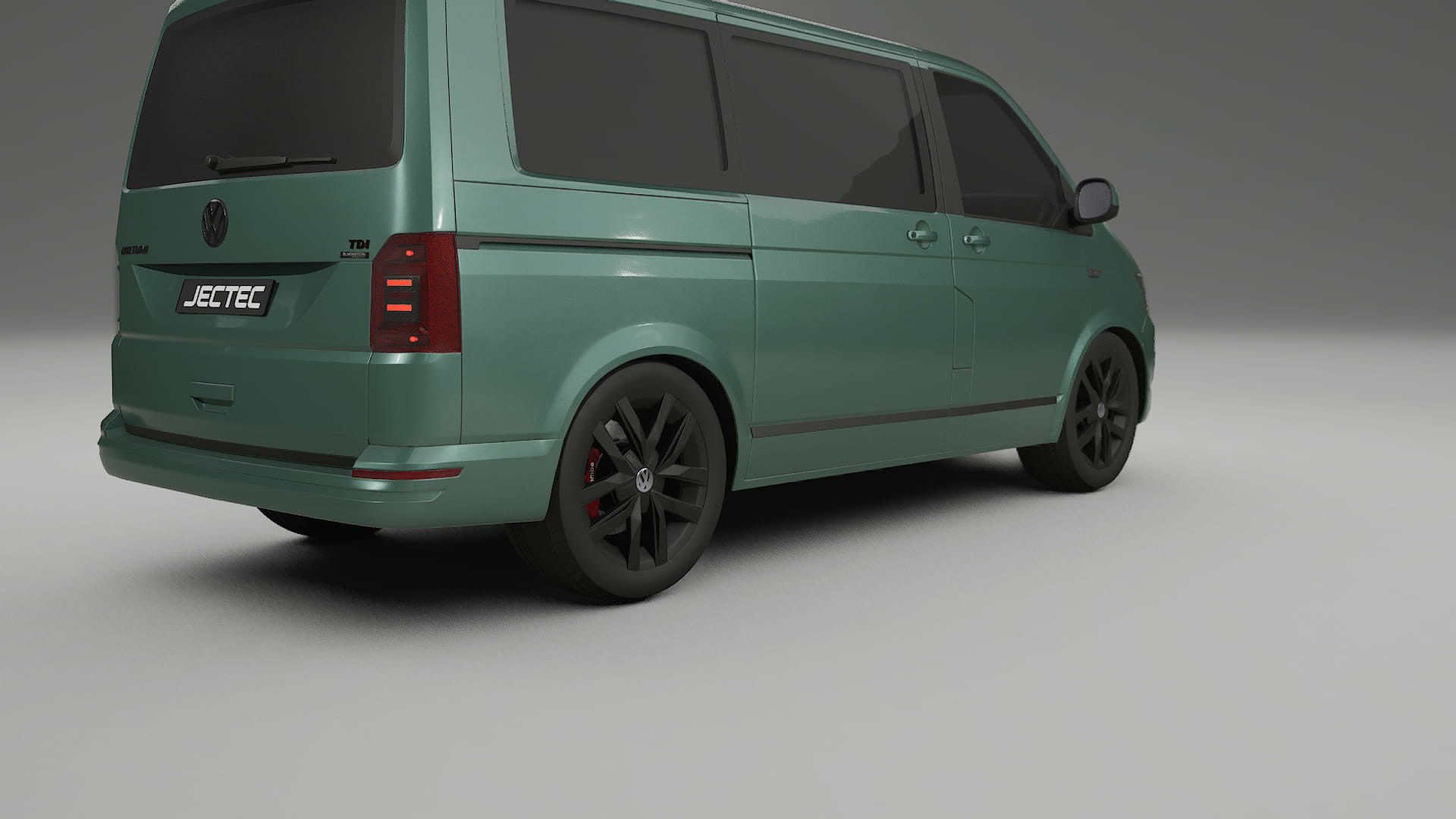 VW Transporter T6 Multivan TPU Lackskyddsfilm | EVERGREEN Färgskiftande PPF – Komplett Förskuret Kit