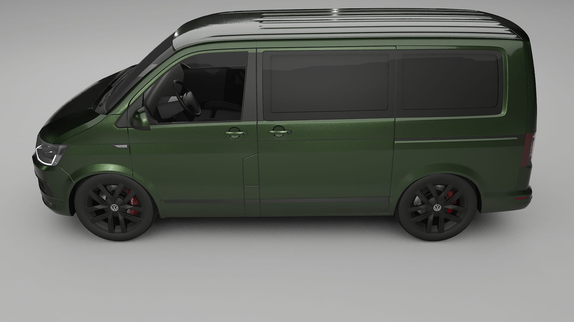 VW Transporter T6 Multivan TPU Lackskyddsfilm | LAGOON Färgskiftande PPF – Komplett Förskuret Kit
