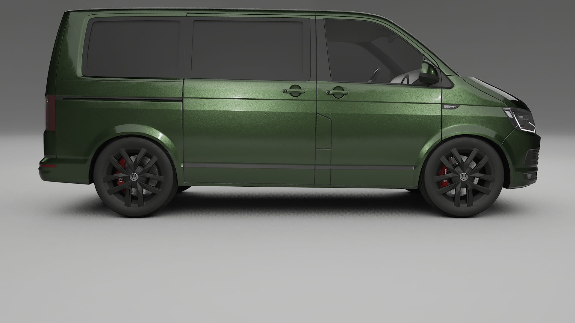 VW Transporter T6 Multivan TPU Lackskyddsfilm | LAGOON Färgskiftande PPF – Komplett Förskuret Kit
