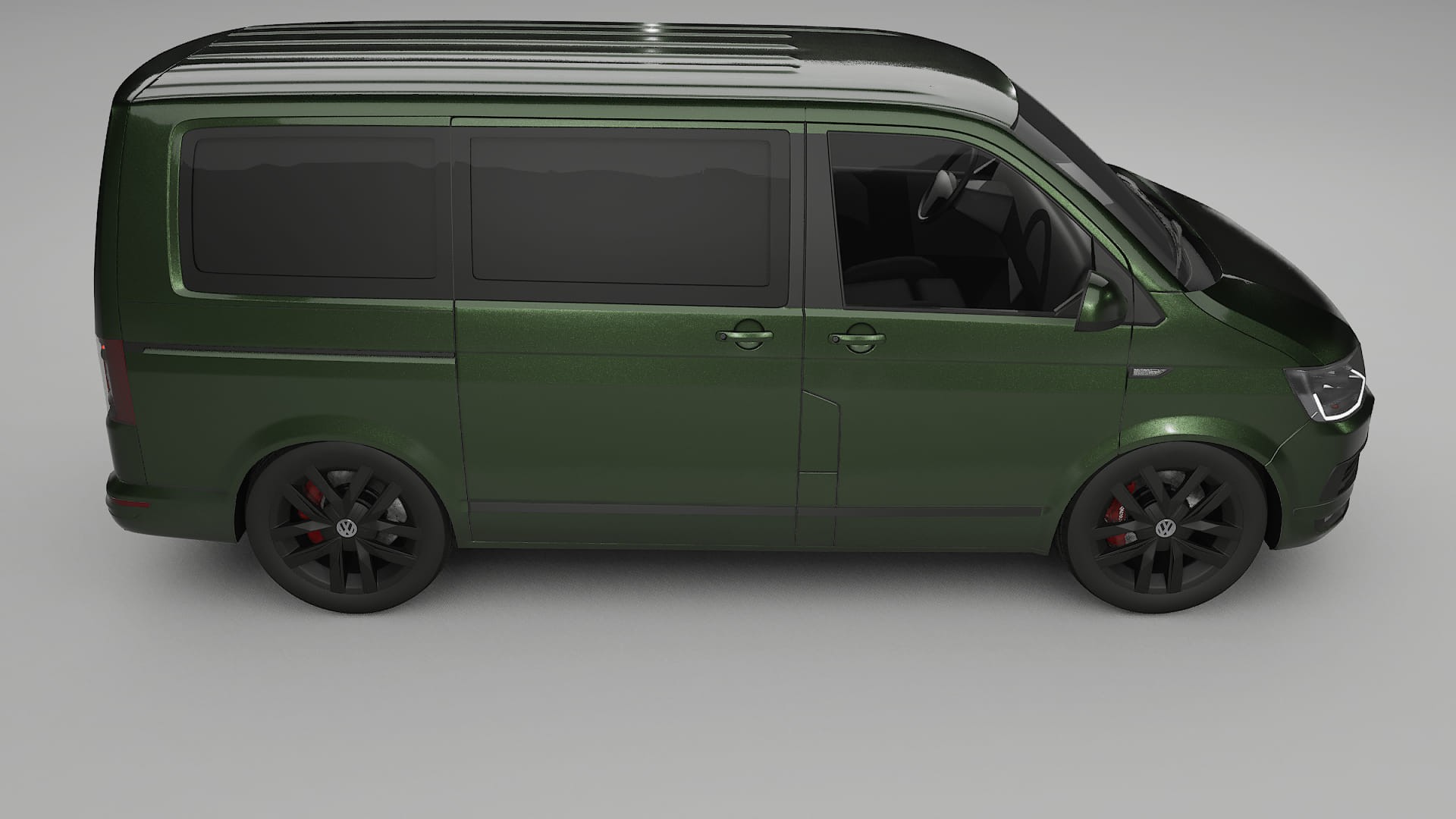 VW Transporter T6 Multivan TPU Lackskyddsfilm | LAGOON Färgskiftande PPF – Komplett Förskuret Kit