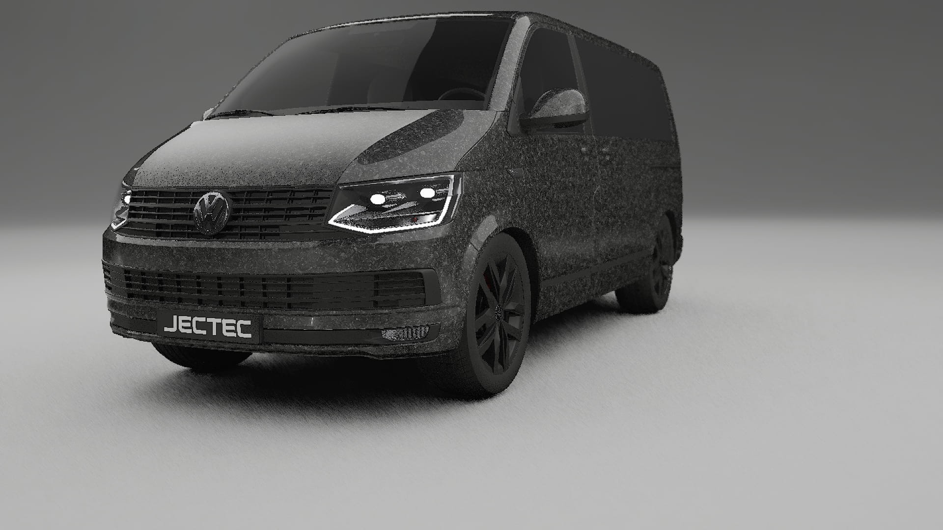 VW Transporter T6 Multivan TPU Lackskyddsfilm | FORGED S Färgskiftande PPF – Komplett Förskuret Kit 2