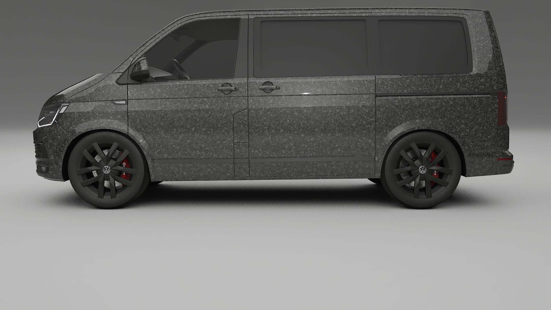VW Transporter T6 Multivan TPU Lackskyddsfilm | FORGED S Färgskiftande PPF – Komplett Förskuret Kit