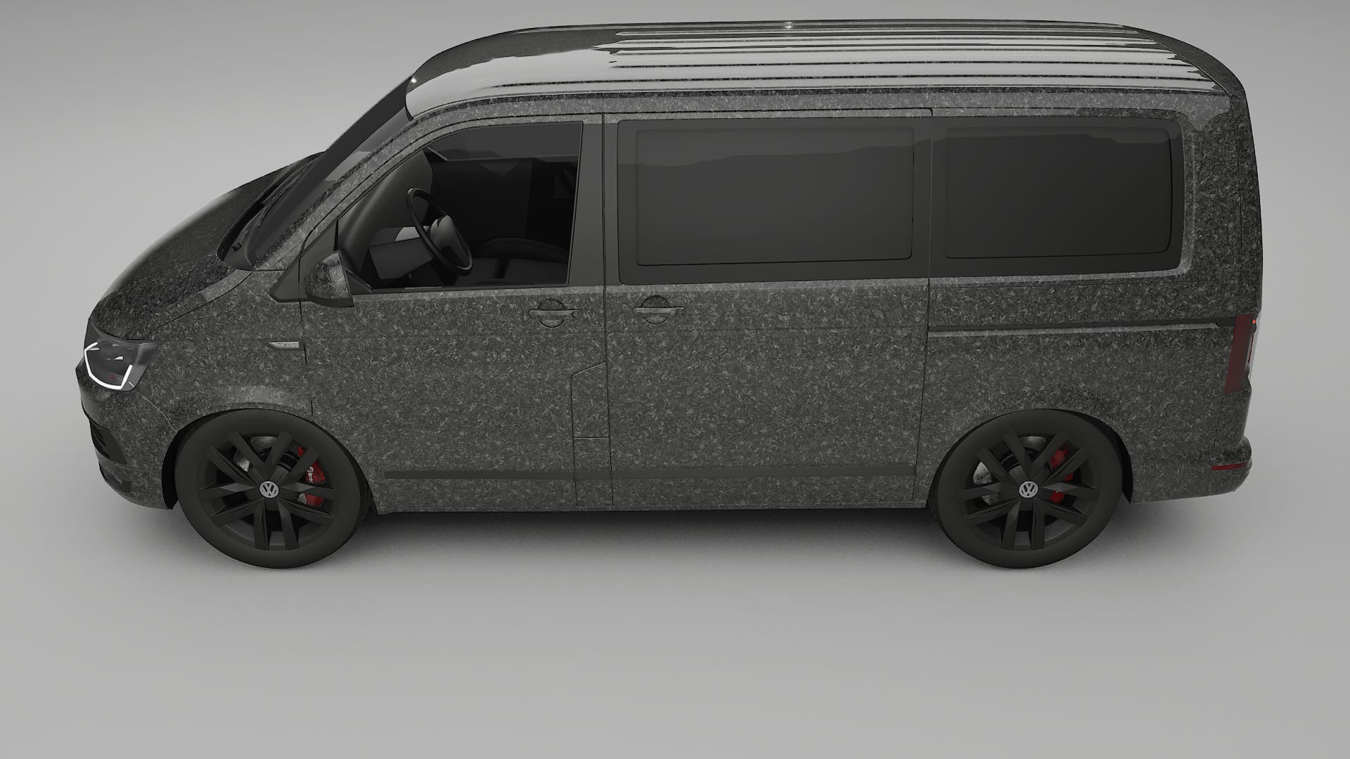 VW Transporter T6 Multivan TPU Lackskyddsfilm | FORGED S Färgskiftande PPF – Komplett Förskuret Kit