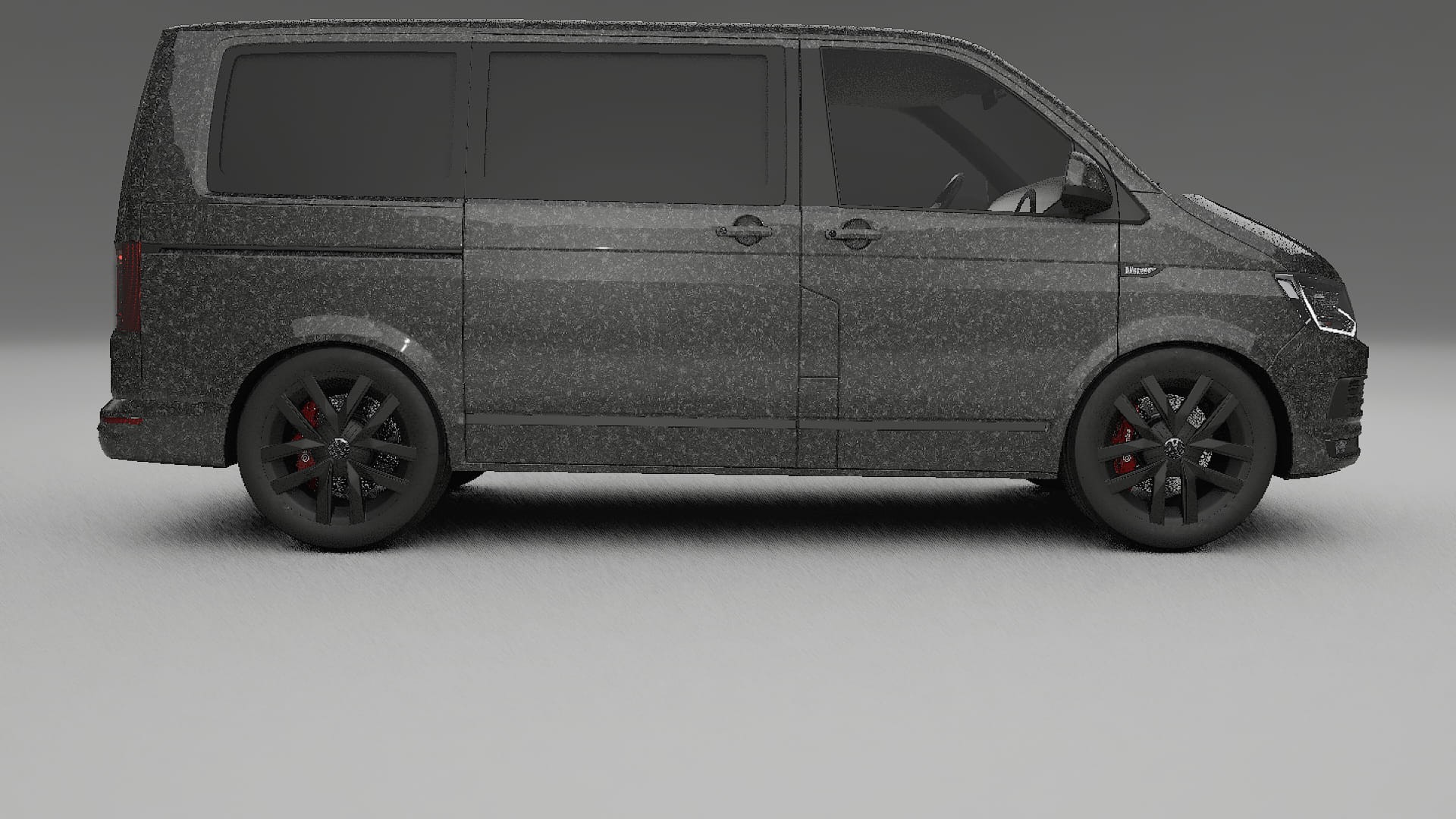 VW Transporter T6 Multivan TPU Lackskyddsfilm | FORGED S Färgskiftande PPF – Komplett Förskuret Kit