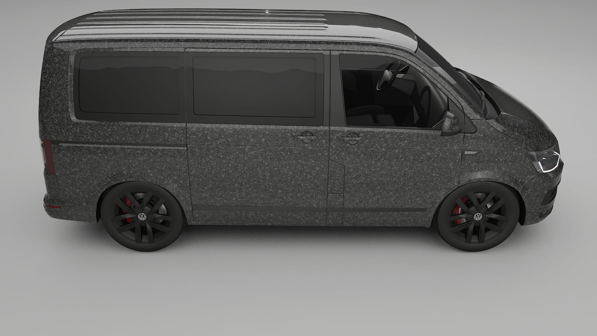VW Transporter T6 Multivan TPU Lackskyddsfilm | FORGED S Färgskiftande PPF – Komplett Förskuret Kit