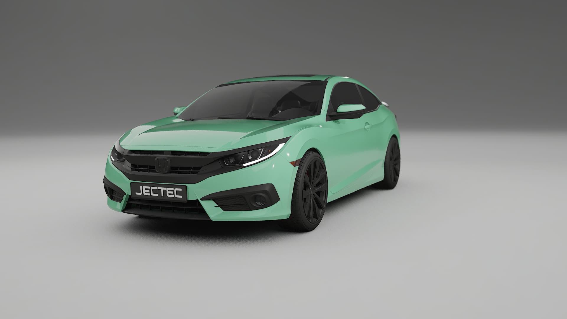 Honda Civic coupe prefacelift pre LCI TPU Lackskyddsfilm | DUSTY Färgskiftande PPF – Komplett Förskuret Kit