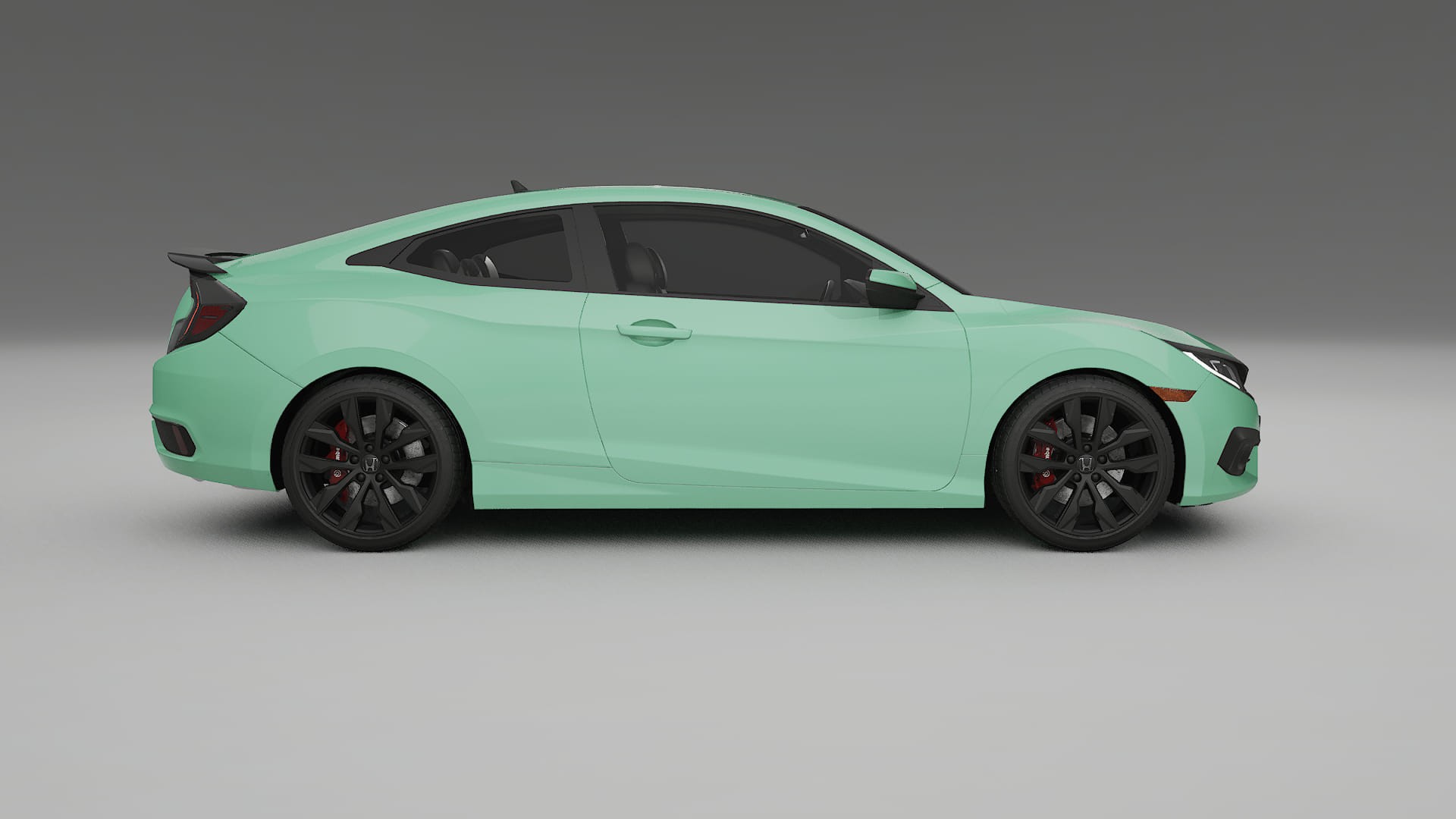 Honda Civic coupe prefacelift pre LCI TPU Lackskyddsfilm | DUSTY Färgskiftande PPF – Komplett Förskuret Kit