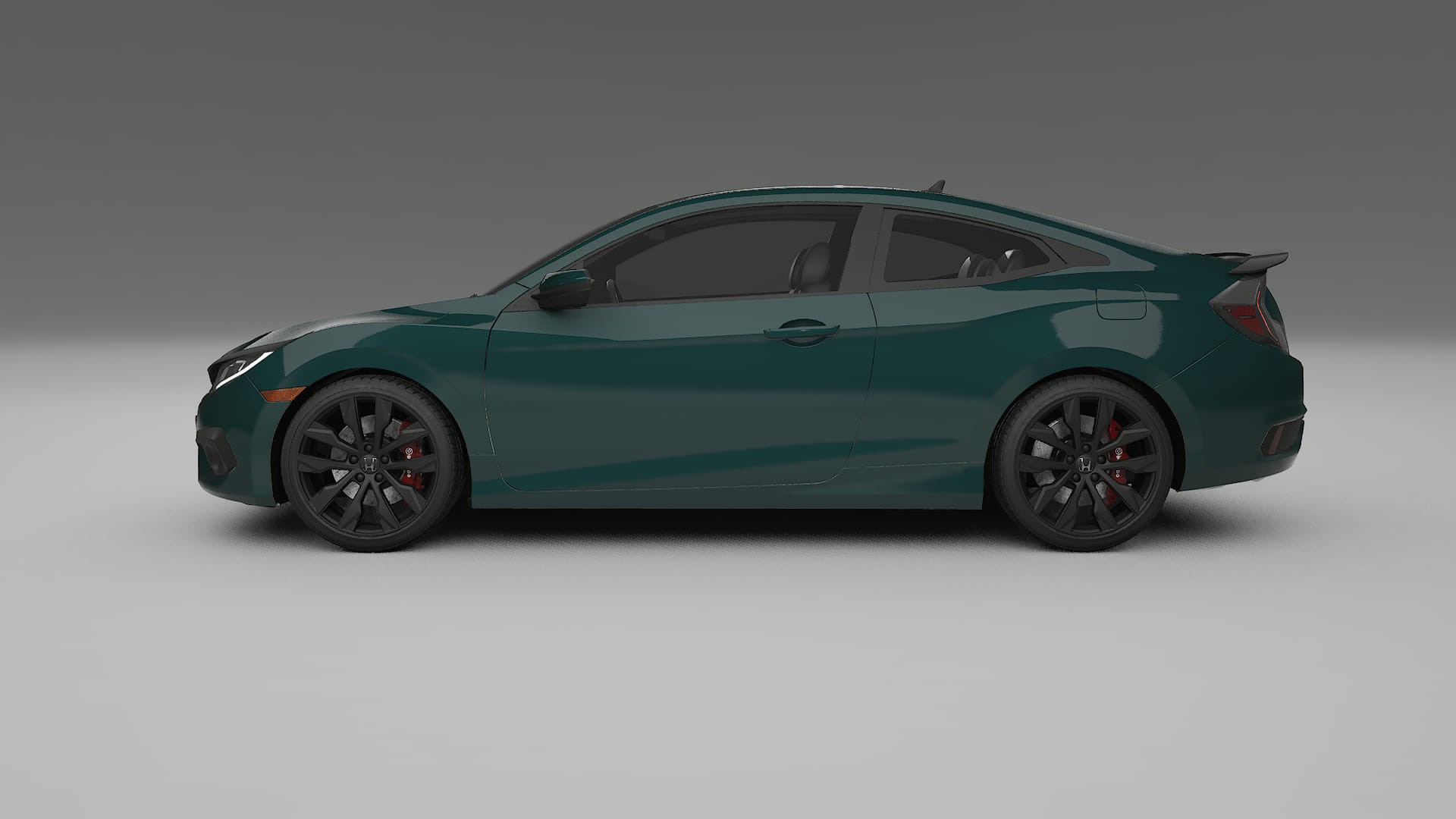Honda Civic coupe prefacelift pre LCI TPU Lackskyddsfilm | INFERNO Färgskiftande PPF – Komplett Förskuret Kit