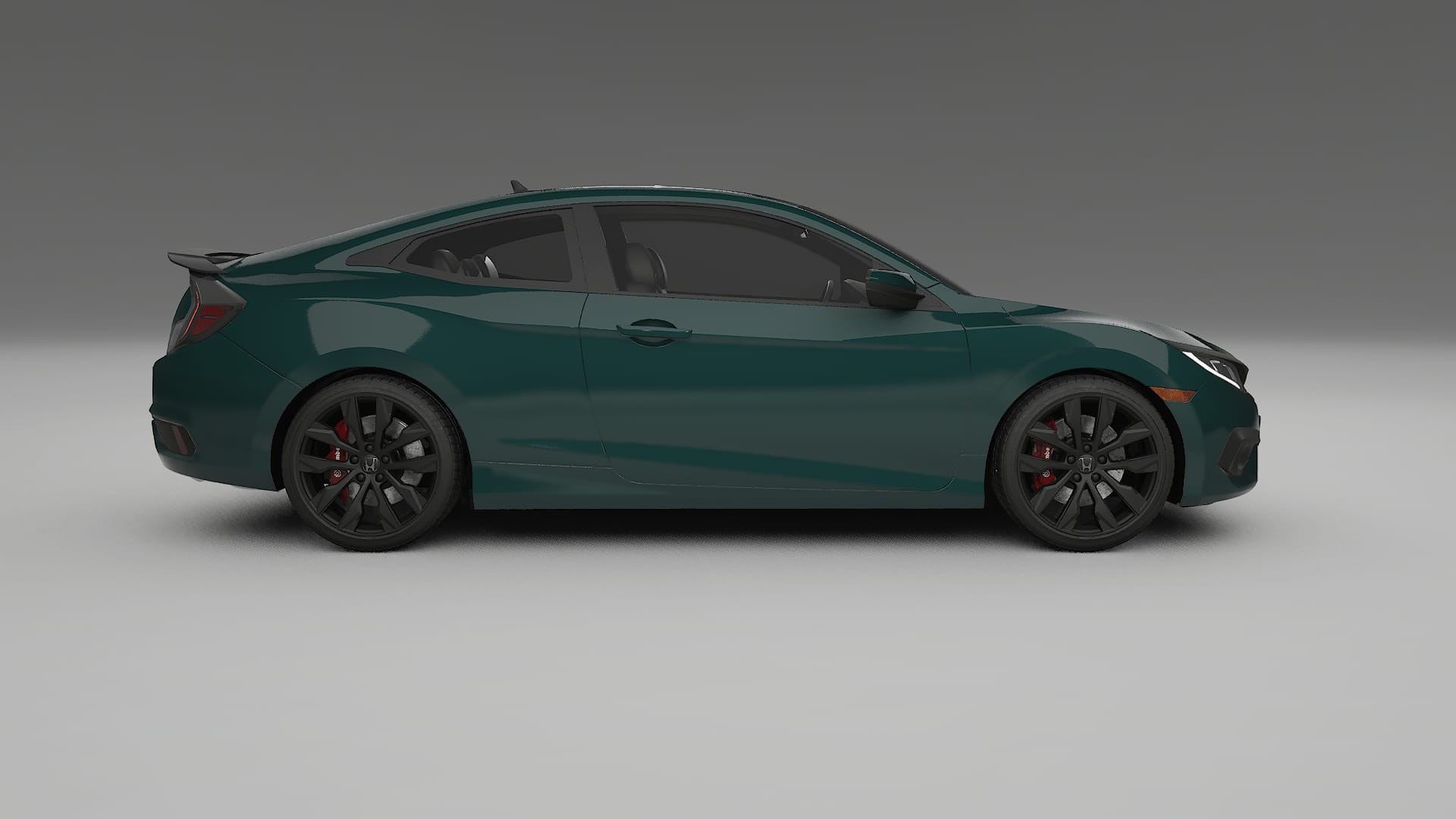 Honda Civic coupe prefacelift pre LCI TPU Lackskyddsfilm | INFERNO Färgskiftande PPF – Komplett Förskuret Kit