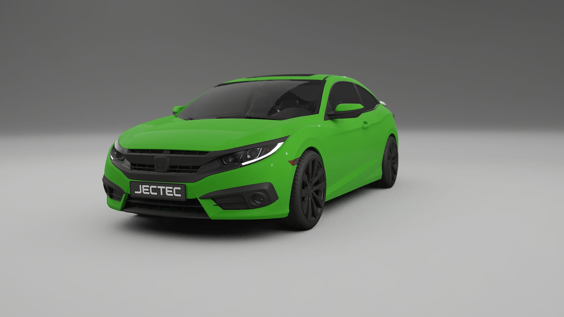 Honda Civic coupe prefacelift pre LCI TPU Lackskyddsfilm | VENOM Färgskiftande PPF – Komplett Förskuret Kit