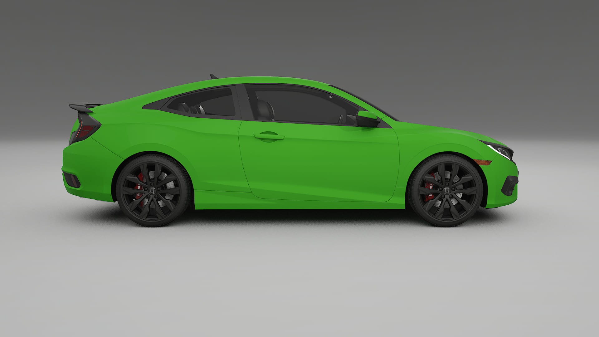 Honda Civic coupe prefacelift pre LCI TPU Lackskyddsfilm | VENOM Färgskiftande PPF – Komplett Förskuret Kit