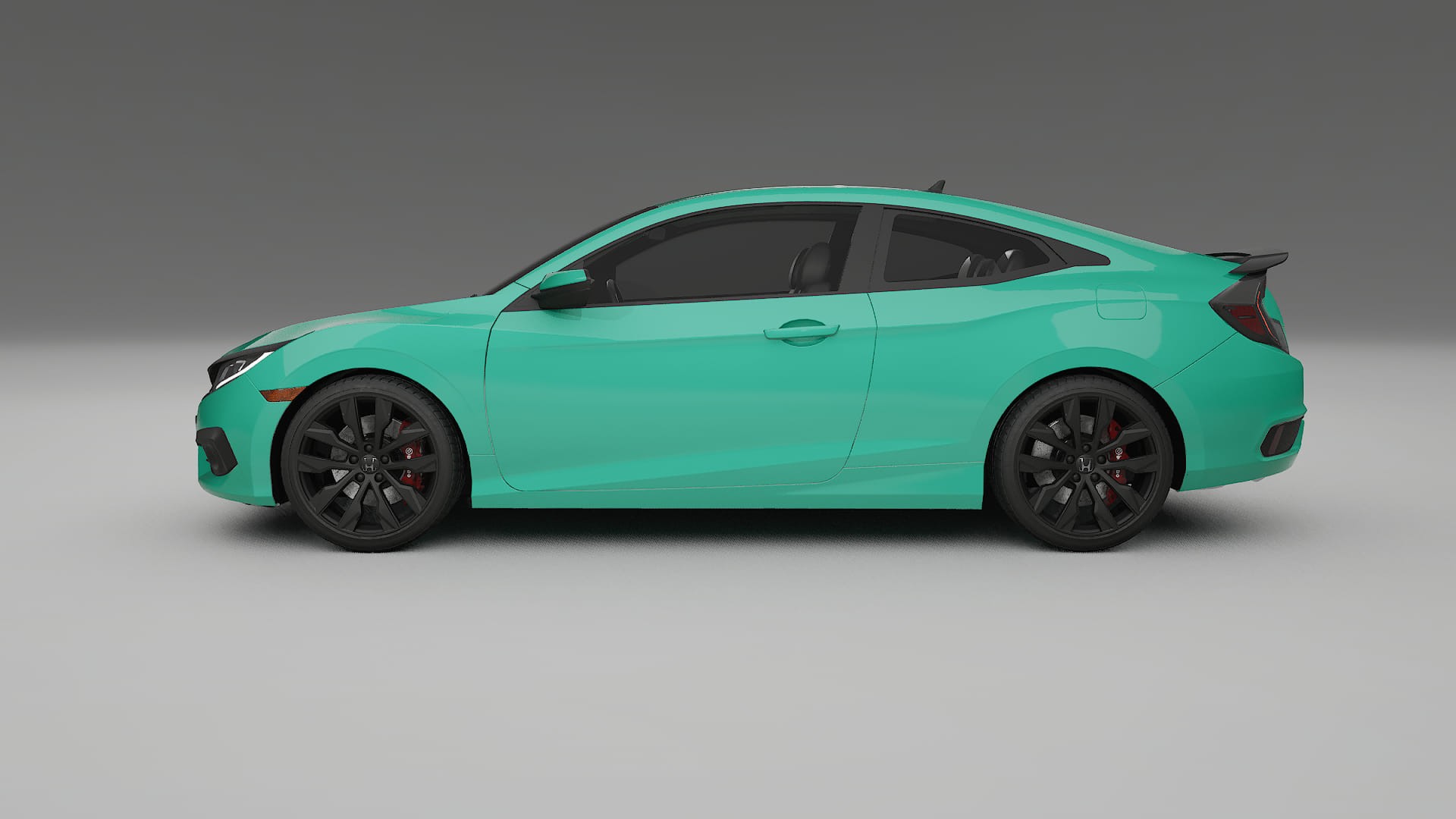 Honda Civic coupe prefacelift pre LCI TPU Lackskyddsfilm | JEWEL Färgskiftande PPF – Komplett Förskuret Kit