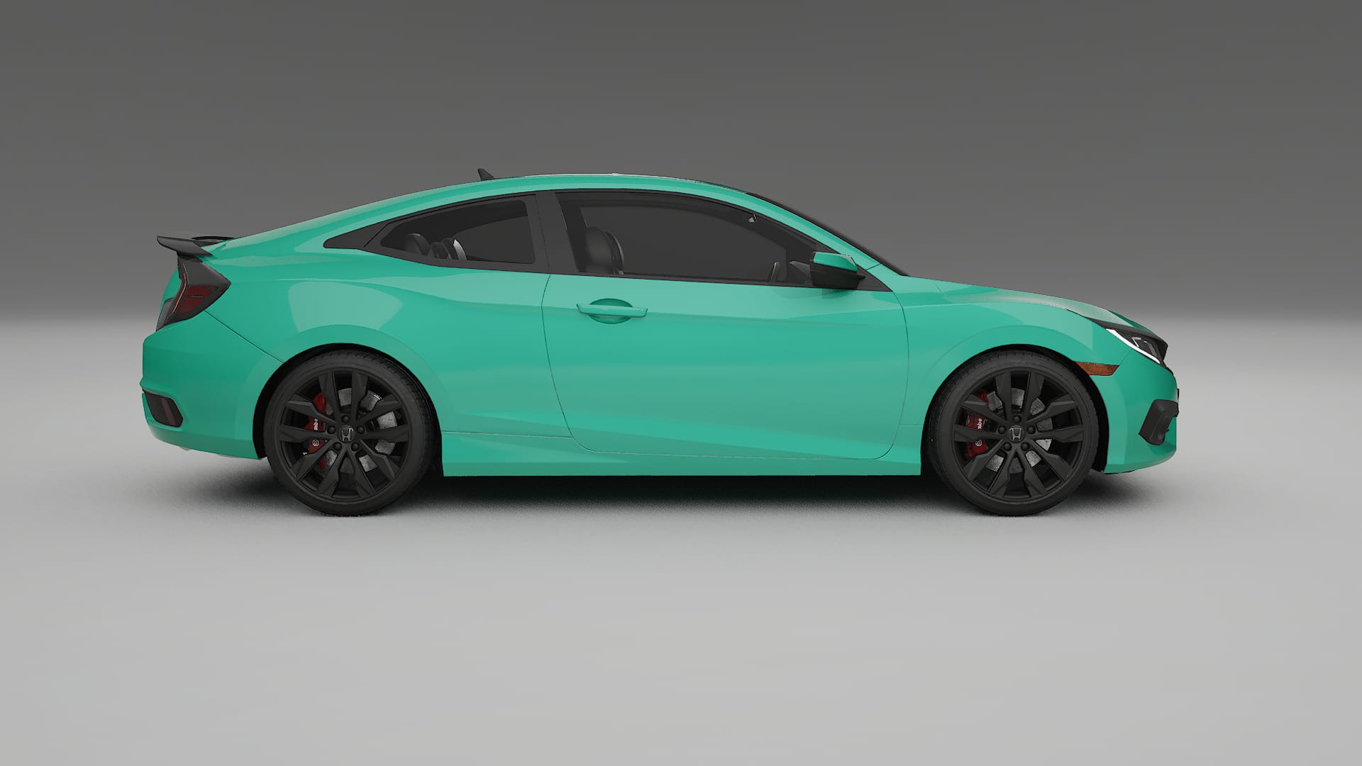Honda Civic coupe prefacelift pre LCI TPU Lackskyddsfilm | JEWEL Färgskiftande PPF – Komplett Förskuret Kit