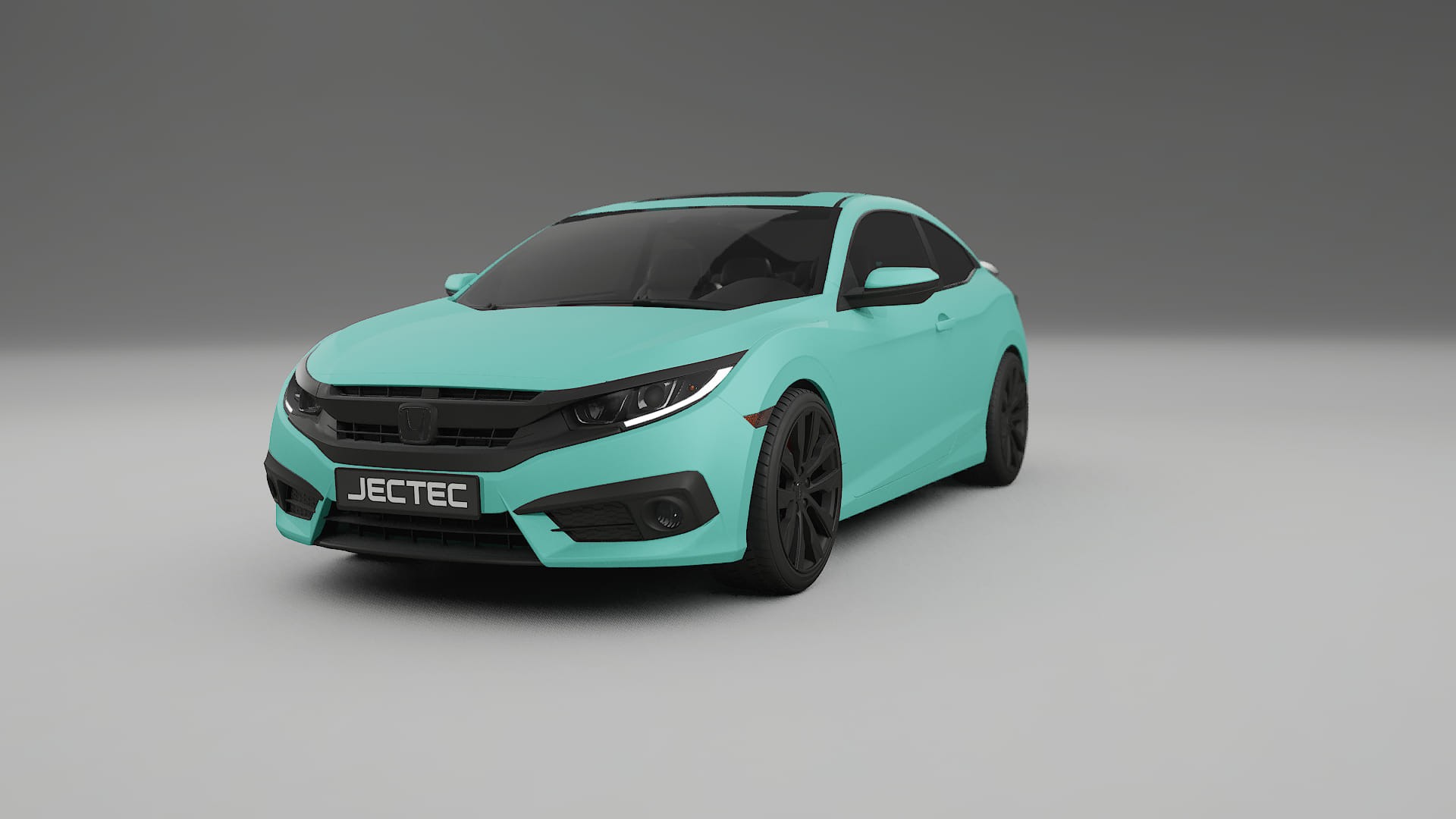 Honda Civic coupe prefacelift pre LCI TPU Lackskyddsfilm | FROST Färgskiftande PPF – Komplett Förskuret Kit