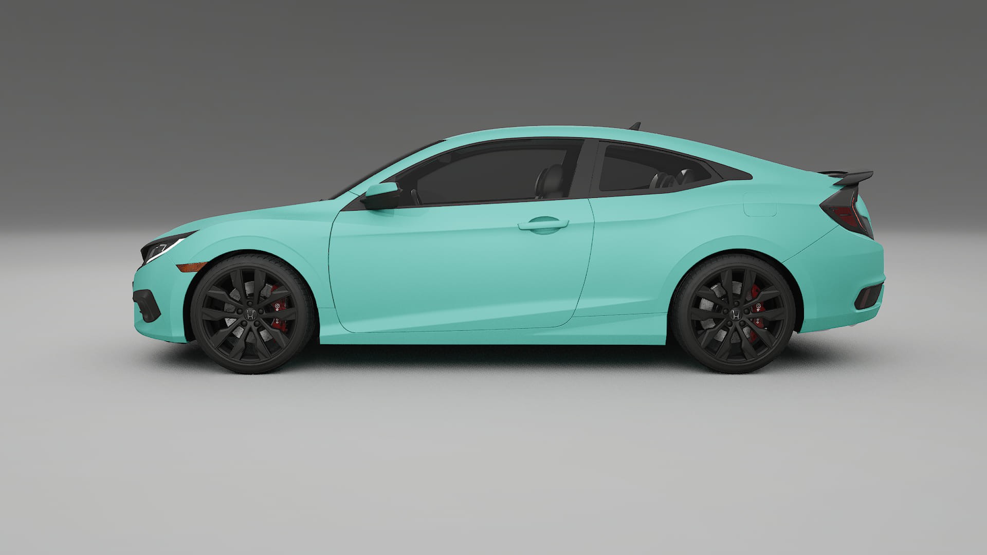 Honda Civic coupe prefacelift pre LCI TPU Lackskyddsfilm | FROST Färgskiftande PPF – Komplett Förskuret Kit