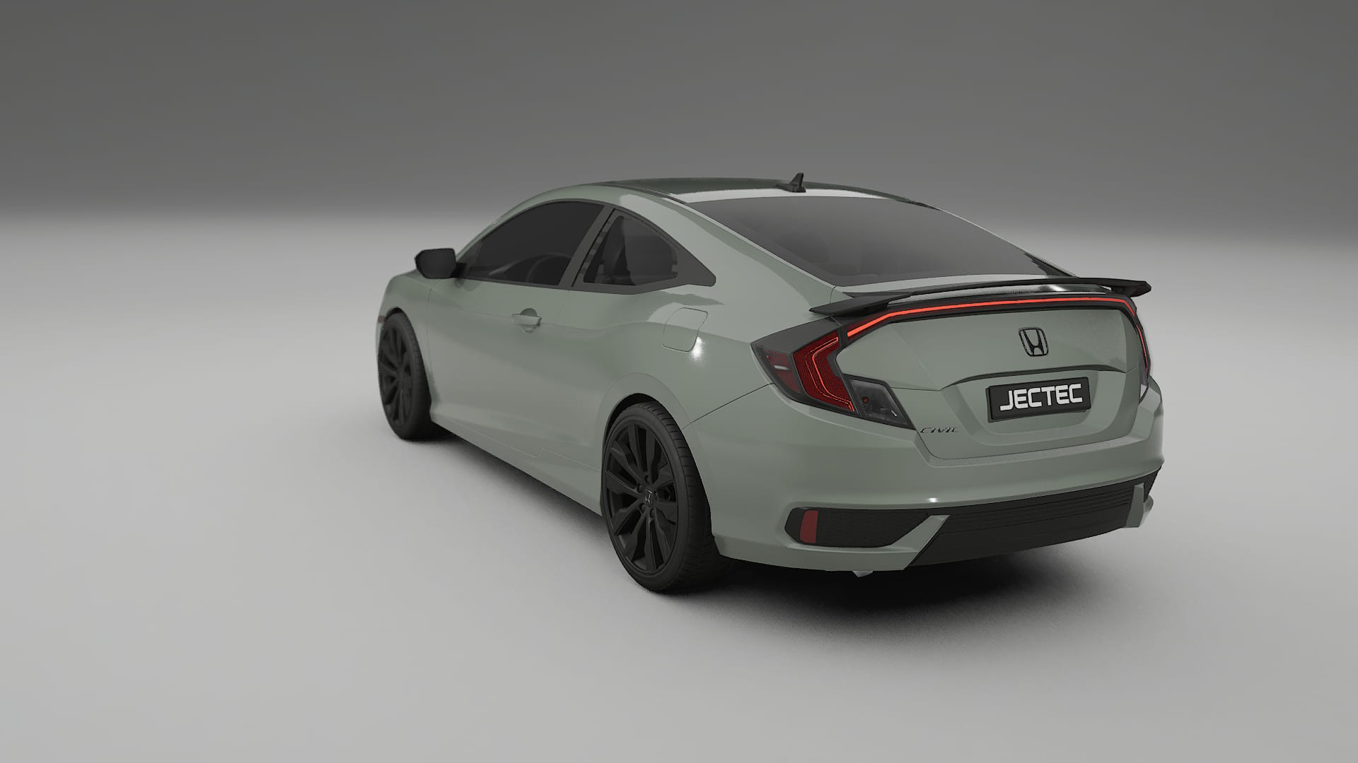 Honda Civic coupe prefacelift pre LCI TPU Lackskyddsfilm | SLATE Färgskiftande PPF – Komplett Förskuret Kit