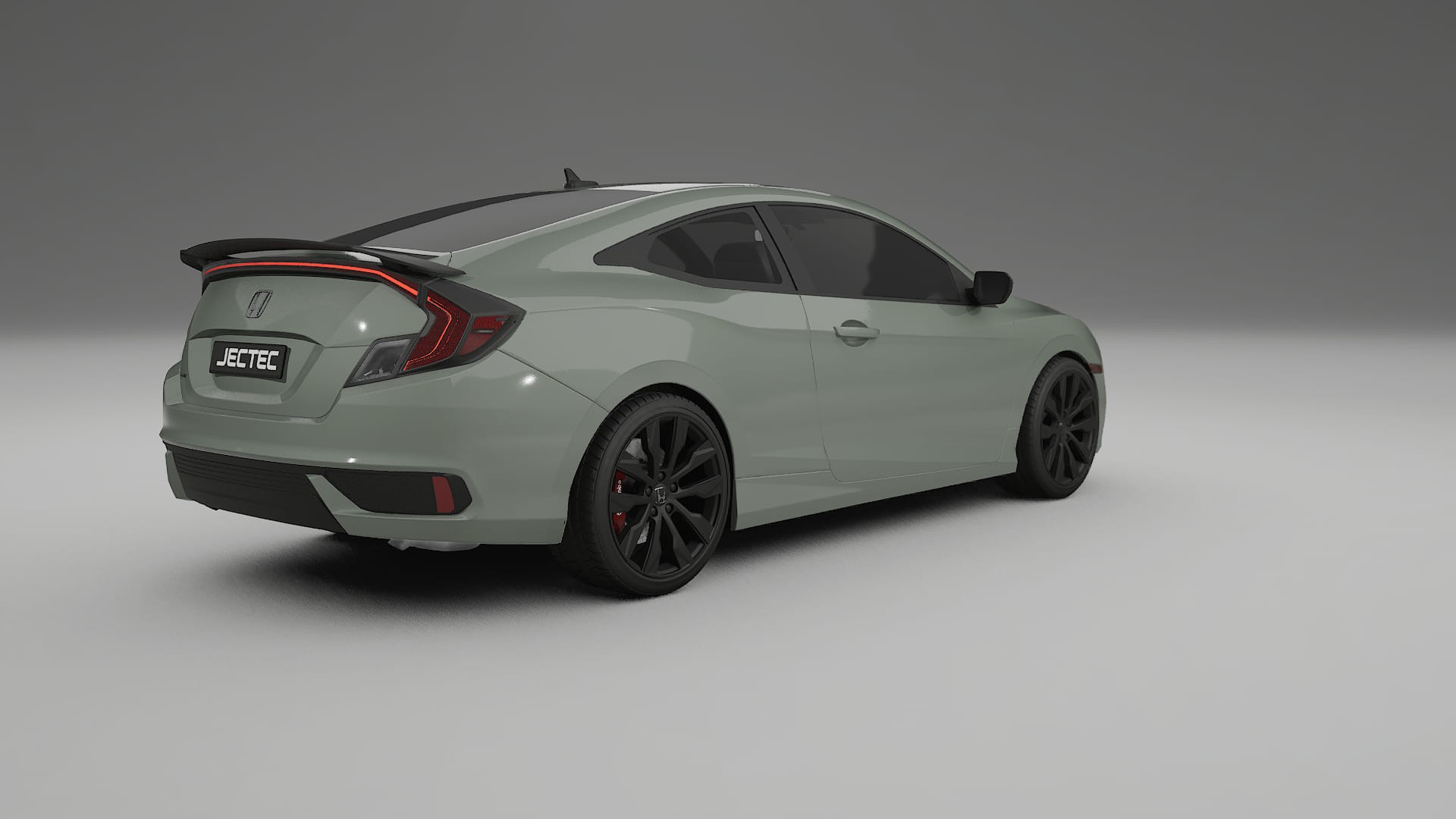 Honda Civic coupe prefacelift pre LCI TPU Lackskyddsfilm | SLATE Färgskiftande PPF – Komplett Förskuret Kit