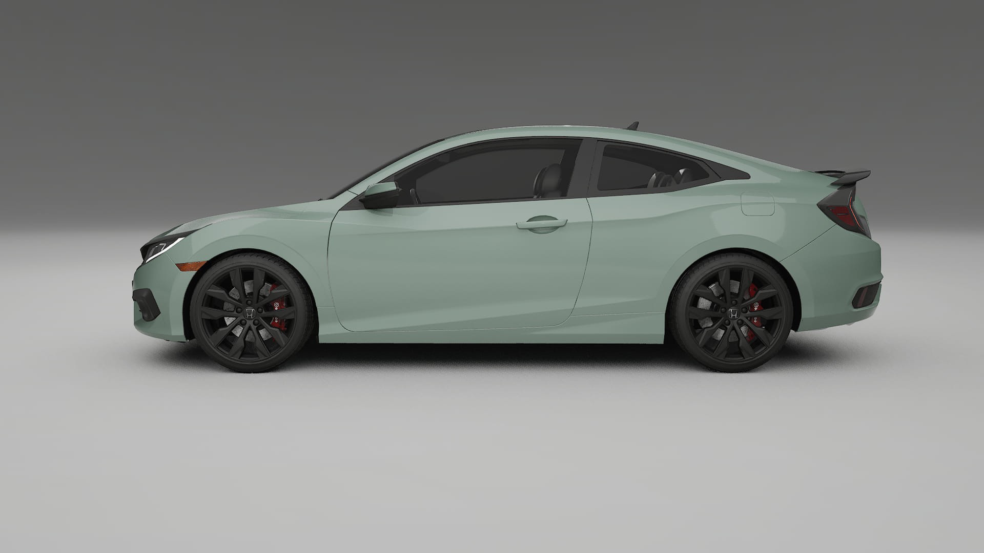 Honda Civic coupe prefacelift pre LCI TPU Lackskyddsfilm | CINDER Färgskiftande PPF – Komplett Förskuret Kit