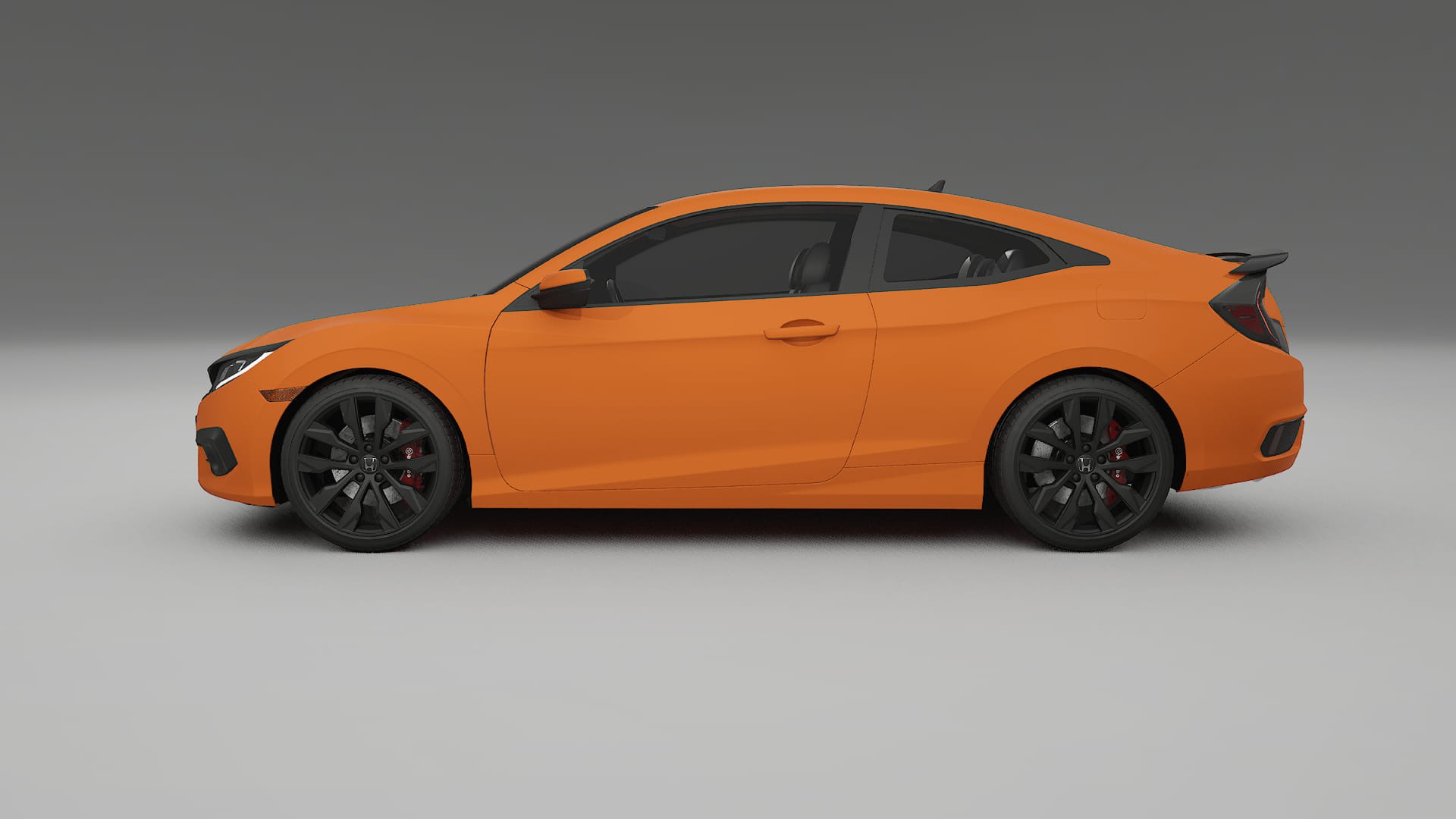 Honda Civic coupe prefacelift pre LCI TPU Lackskyddsfilm | ROCKET Färgskiftande PPF – Komplett Förskuret Kit