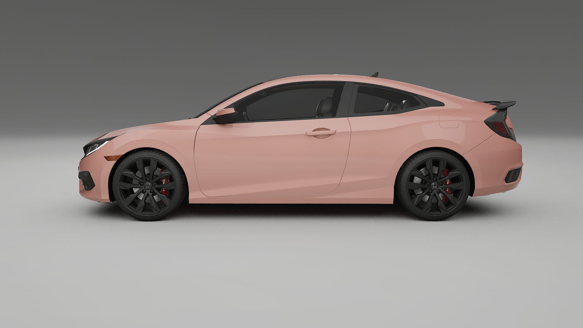 Honda Civic coupe prefacelift pre LCI TPU Lackskyddsfilm | BLUSH Färgskiftande PPF – Komplett Förskuret Kit