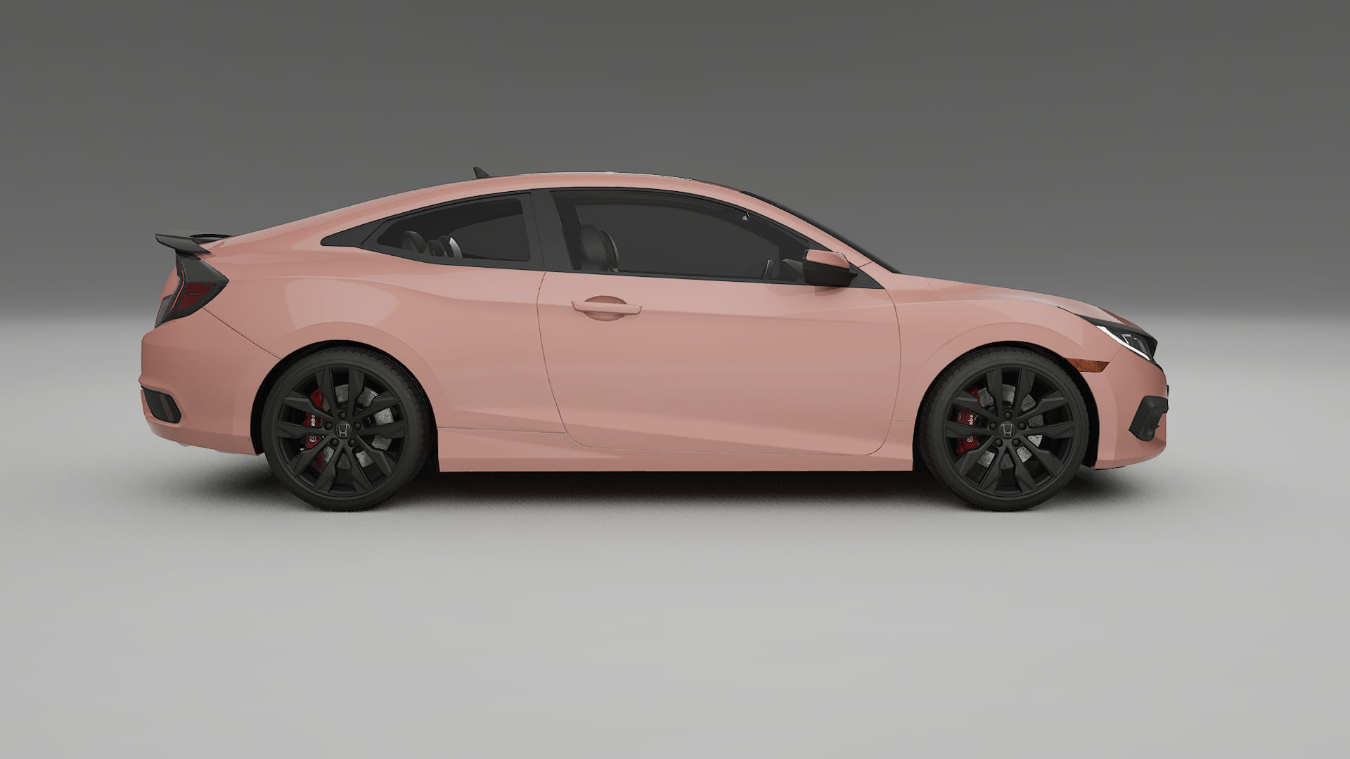 Honda Civic coupe prefacelift pre LCI TPU Lackskyddsfilm | BLUSH Färgskiftande PPF – Komplett Förskuret Kit
