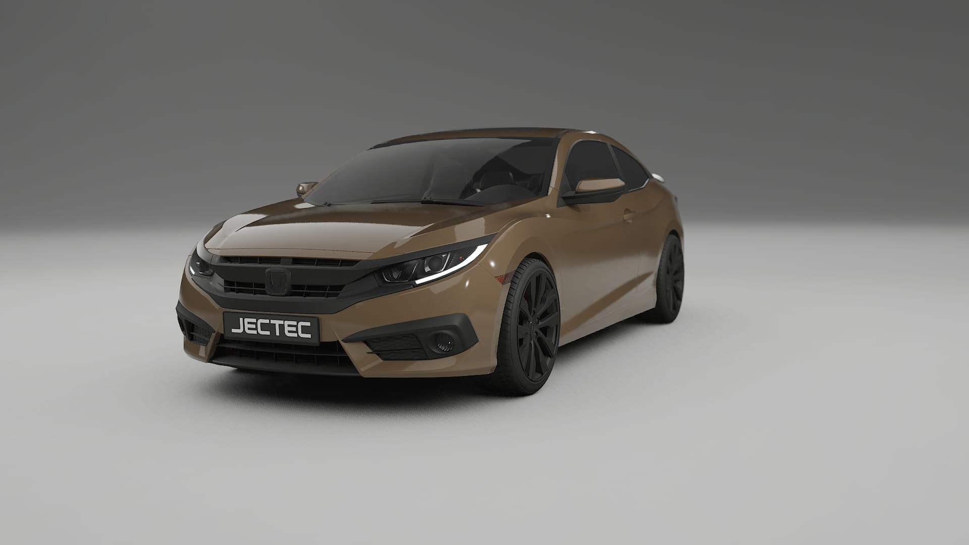 Honda Civic coupe prefacelift pre LCI TPU Lackskyddsfilm | SAHARA Färgskiftande PPF – Komplett Förskuret Kit