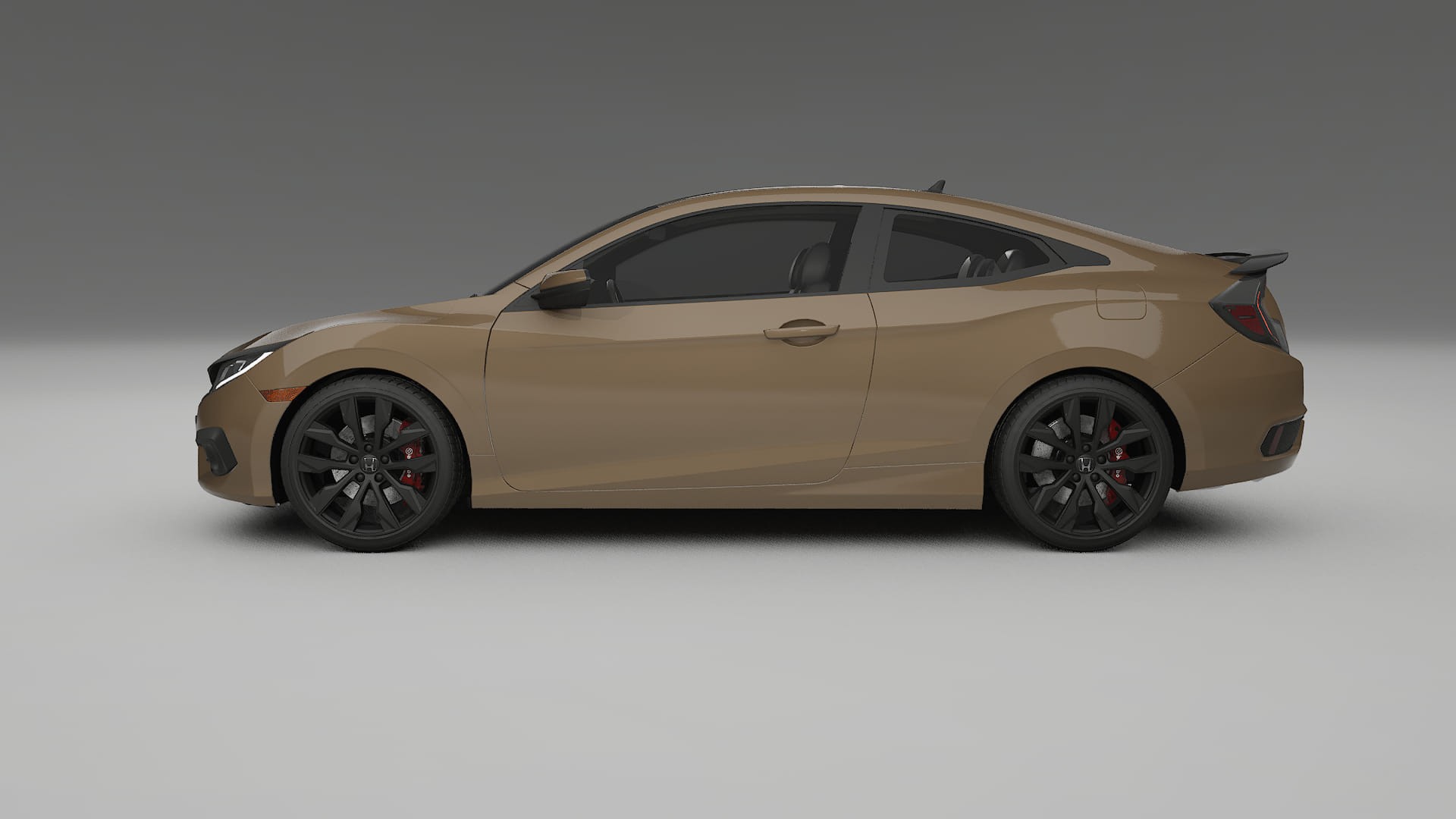 Honda Civic coupe prefacelift pre LCI TPU Lackskyddsfilm | SAHARA Färgskiftande PPF – Komplett Förskuret Kit