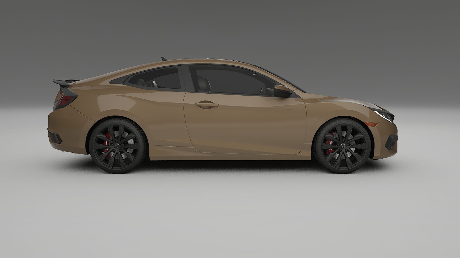 Honda Civic coupe prefacelift pre LCI TPU Lackskyddsfilm | SAHARA Färgskiftande PPF – Komplett Förskuret Kit