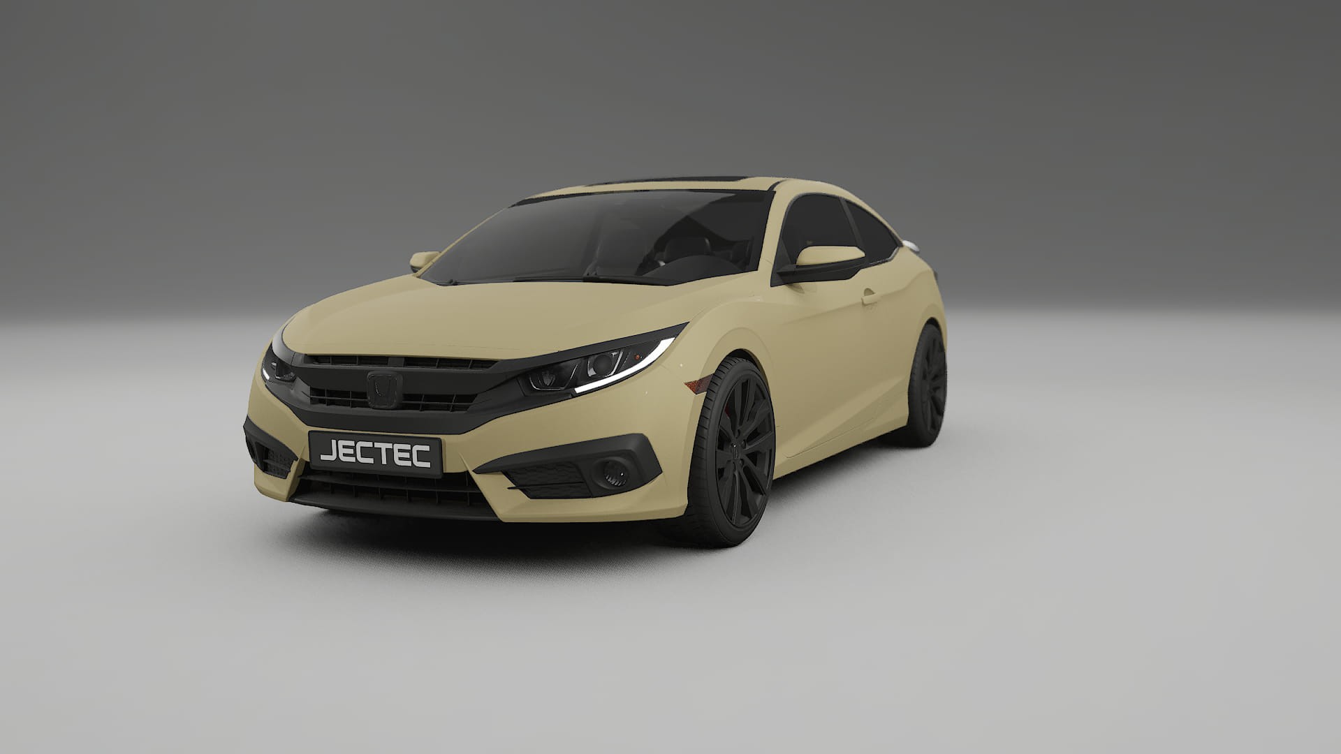 Honda Civic coupe prefacelift pre LCI TPU Lackskyddsfilm | SAND Färgskiftande PPF – Komplett Förskuret Kit