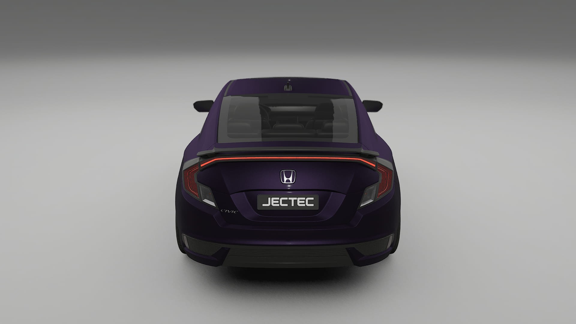 Honda Civic coupe prefacelift pre LCI TPU Lackskyddsfilm | VIOLET Färgskiftande PPF – Komplett Förskuret Kit
