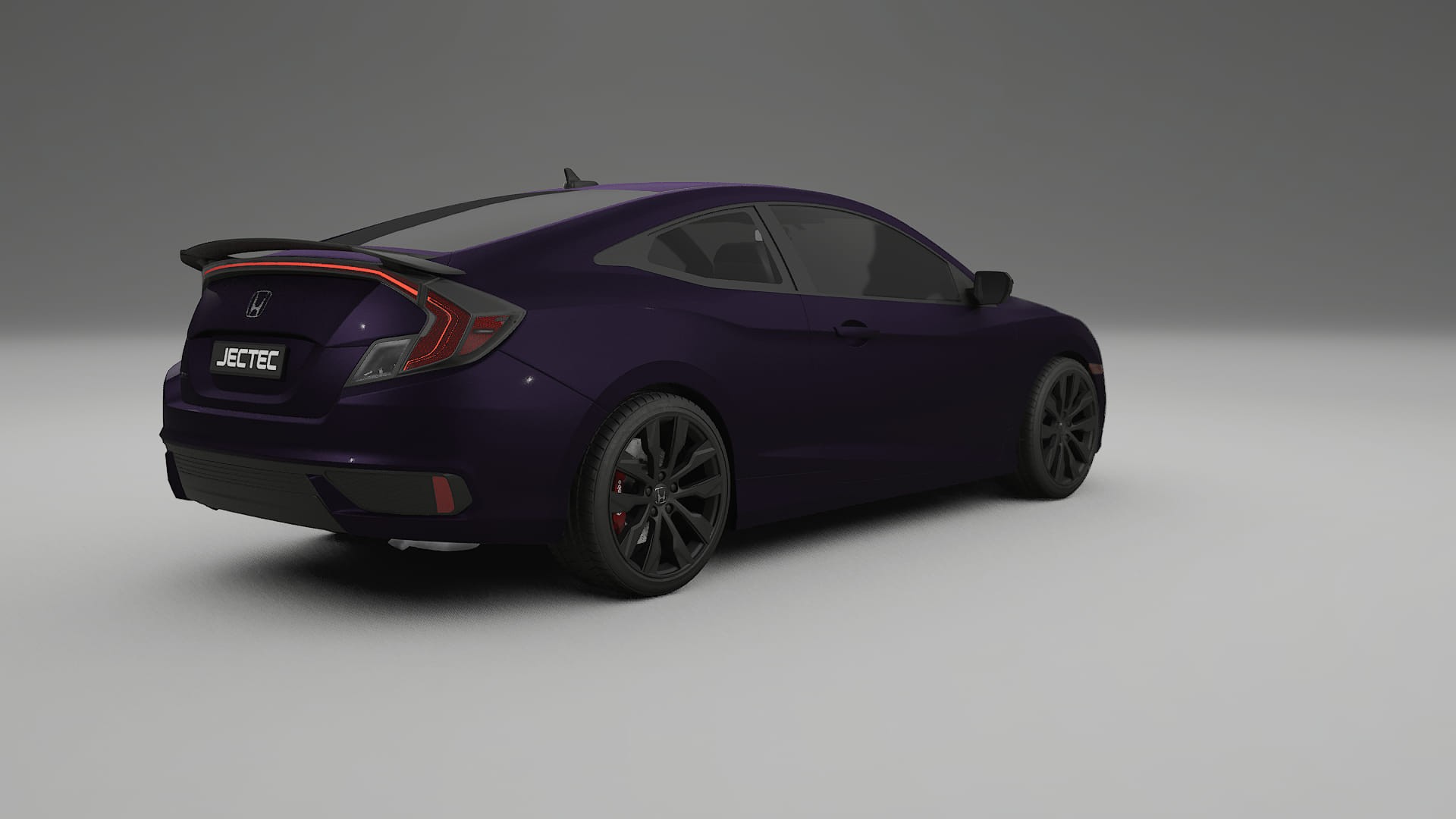 Honda Civic coupe prefacelift pre LCI TPU Lackskyddsfilm | VIOLET Färgskiftande PPF – Komplett Förskuret Kit