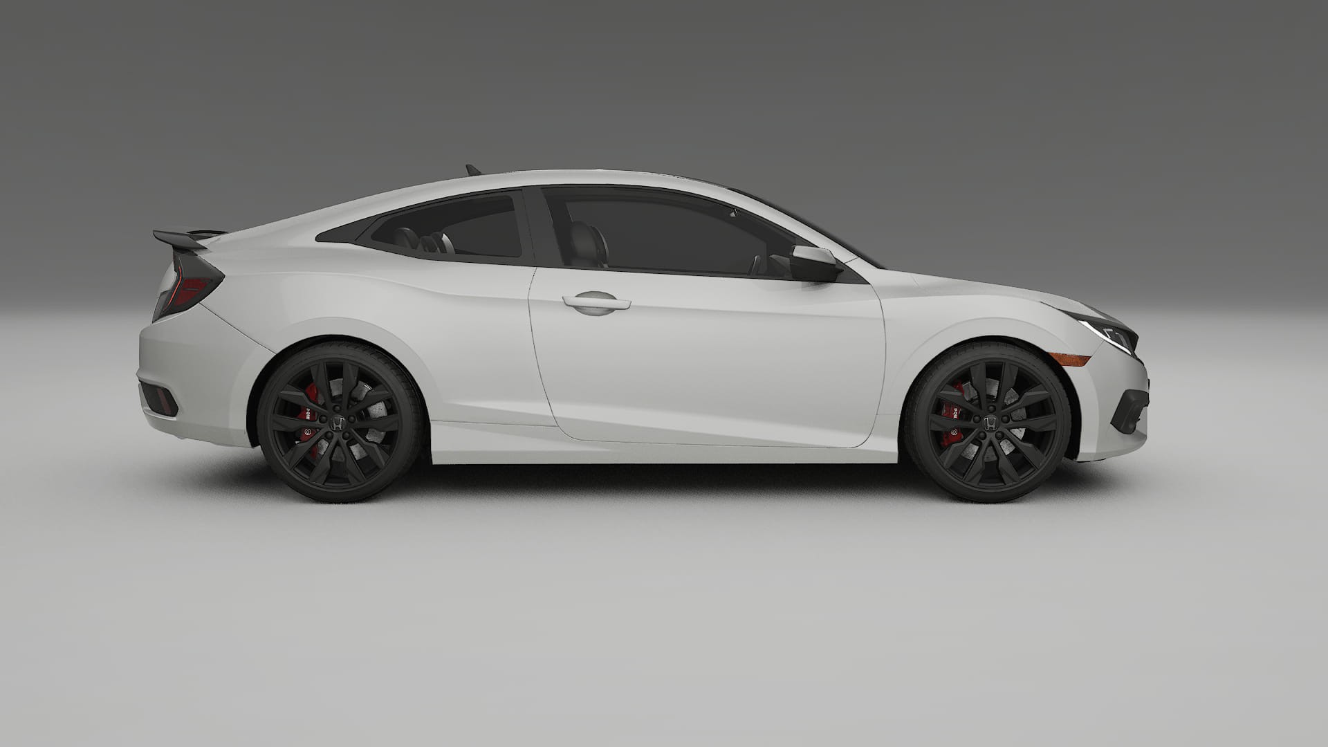 Honda Civic coupe prefacelift pre LCI TPU Lackskyddsfilm | PEARL Färgskiftande PPF – Komplett Förskuret Kit